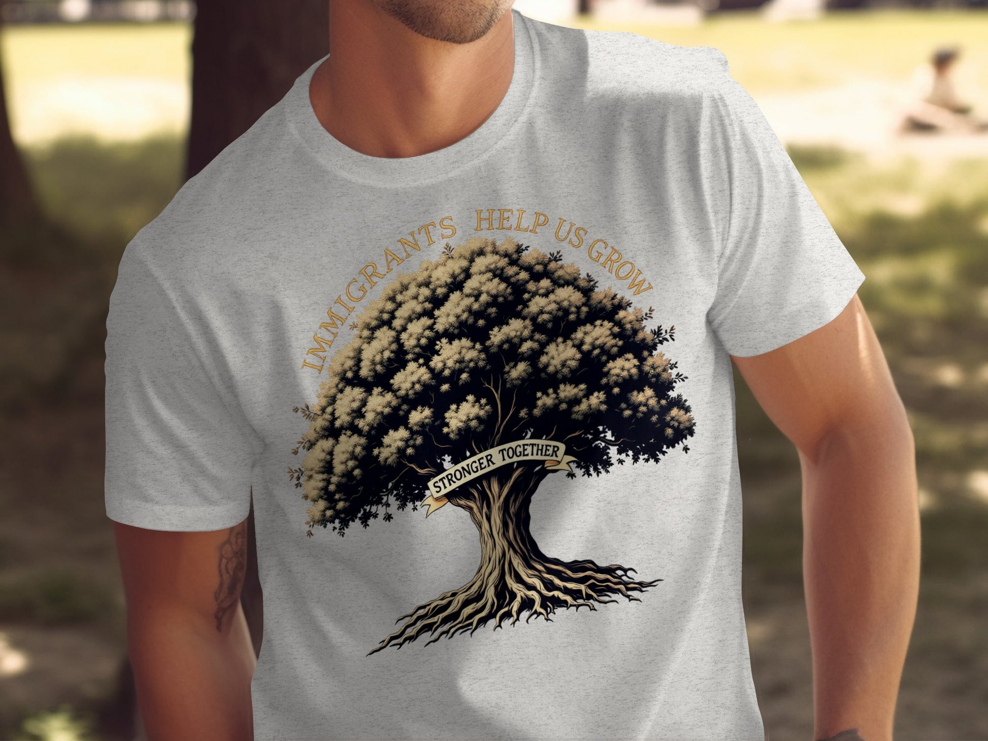 Immigrants Help Us Grow Stronger Together T-shirt product type