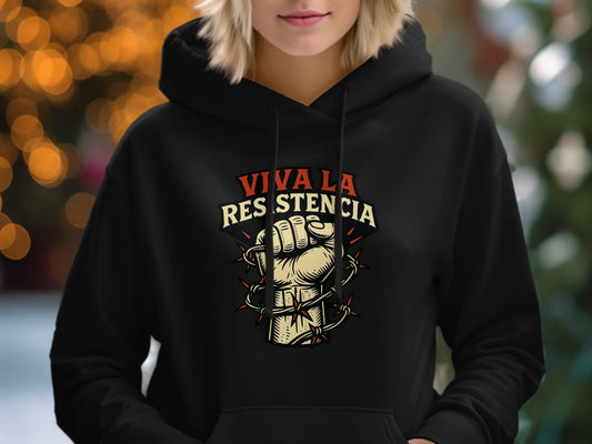 Viva La Resistencia Fist Graphic Hoodie product