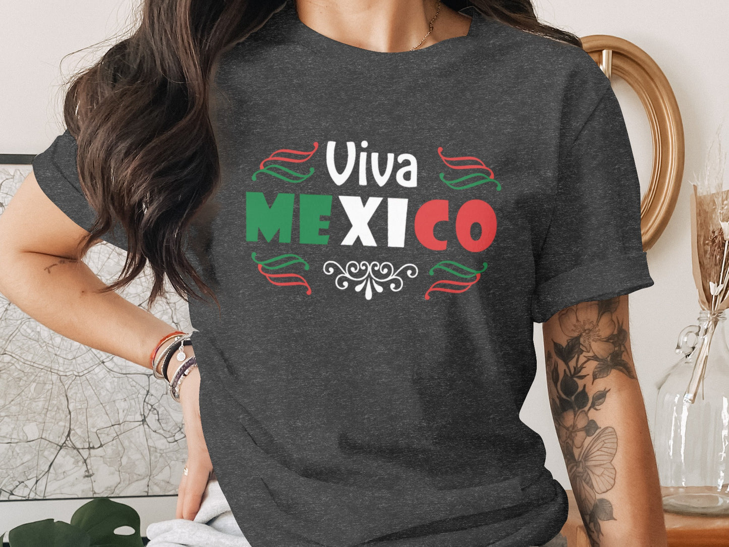 Viva Mexico Graphic Tee Shirt Product