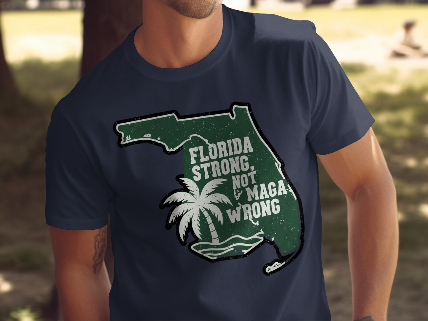 Florida Strong Not Maga Wrong Graphic T-shirt product
