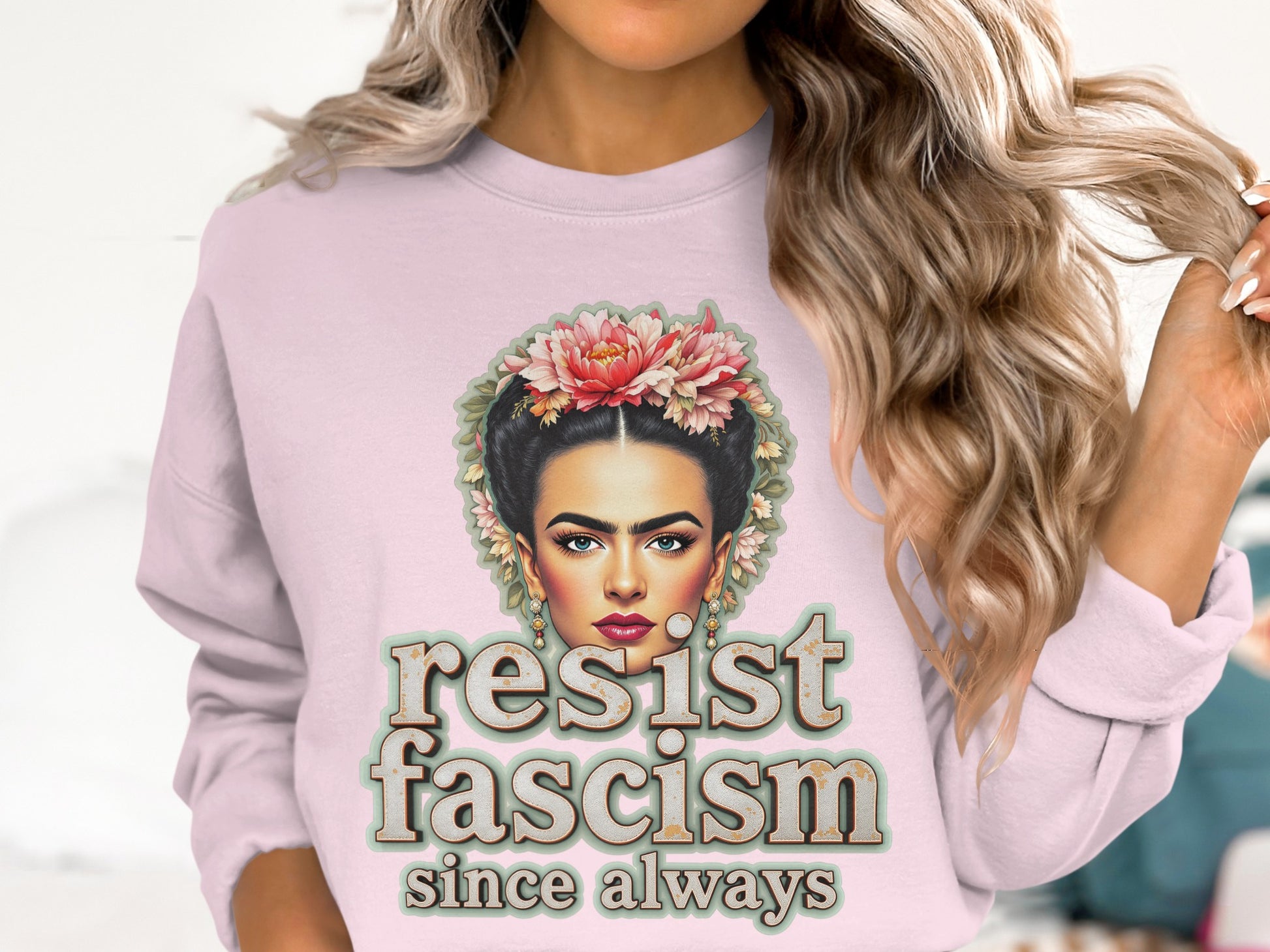 Resist Fascism Since Always Graphic Sweatshirt