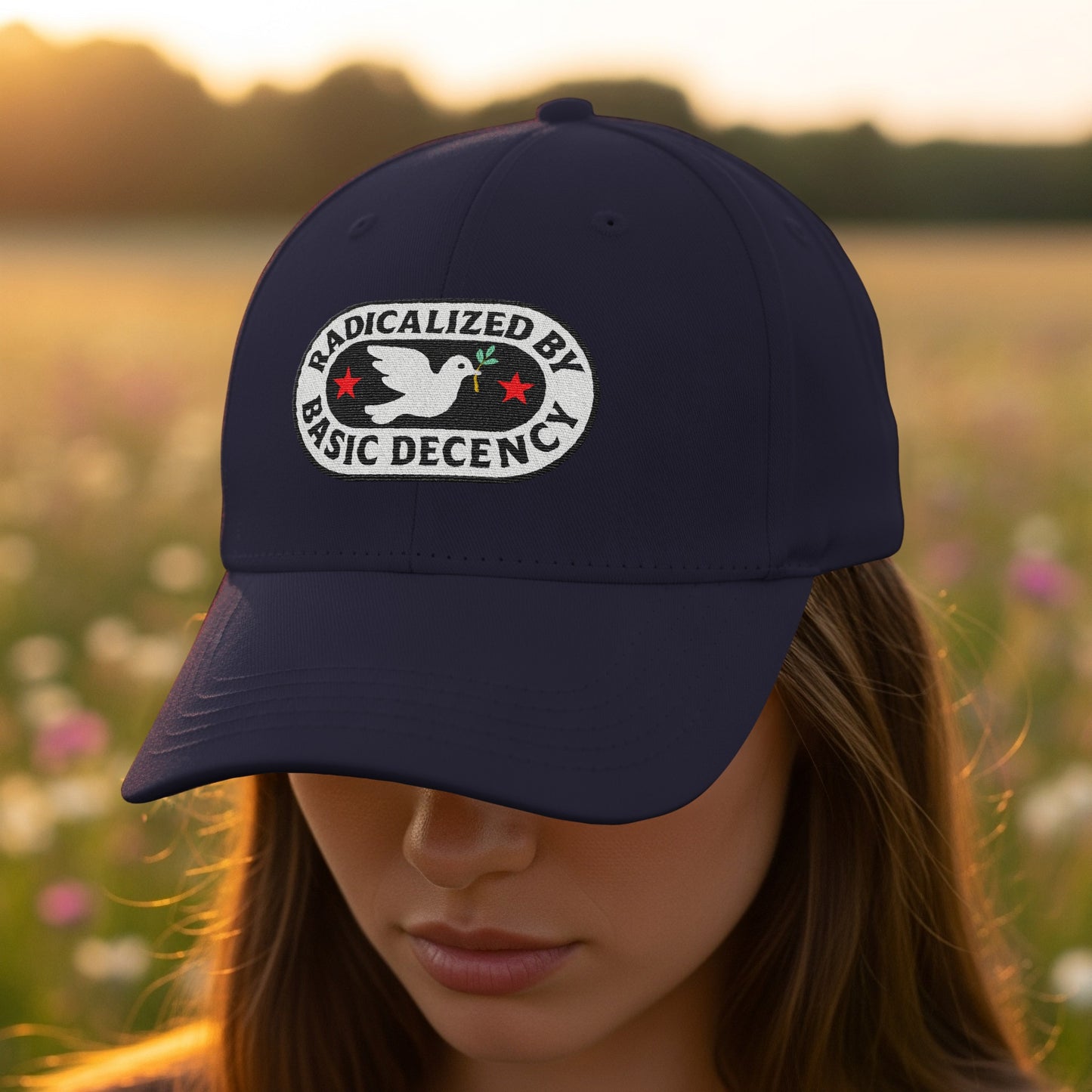Radically Decent Embroidered Basic Decency Hat product