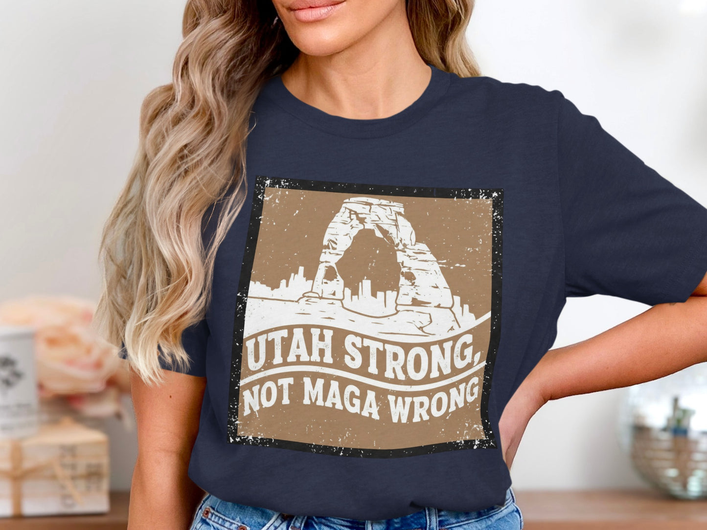Utah Strong Not Maga Wrong Graphic T-Shirt product