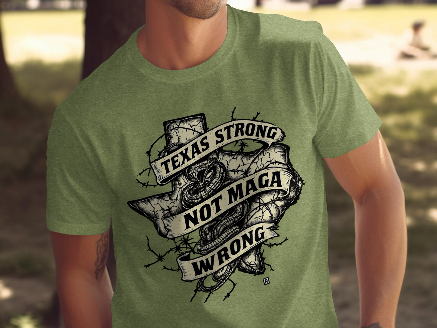 Texas Strong Not MAGA Wrong T-shirt product type