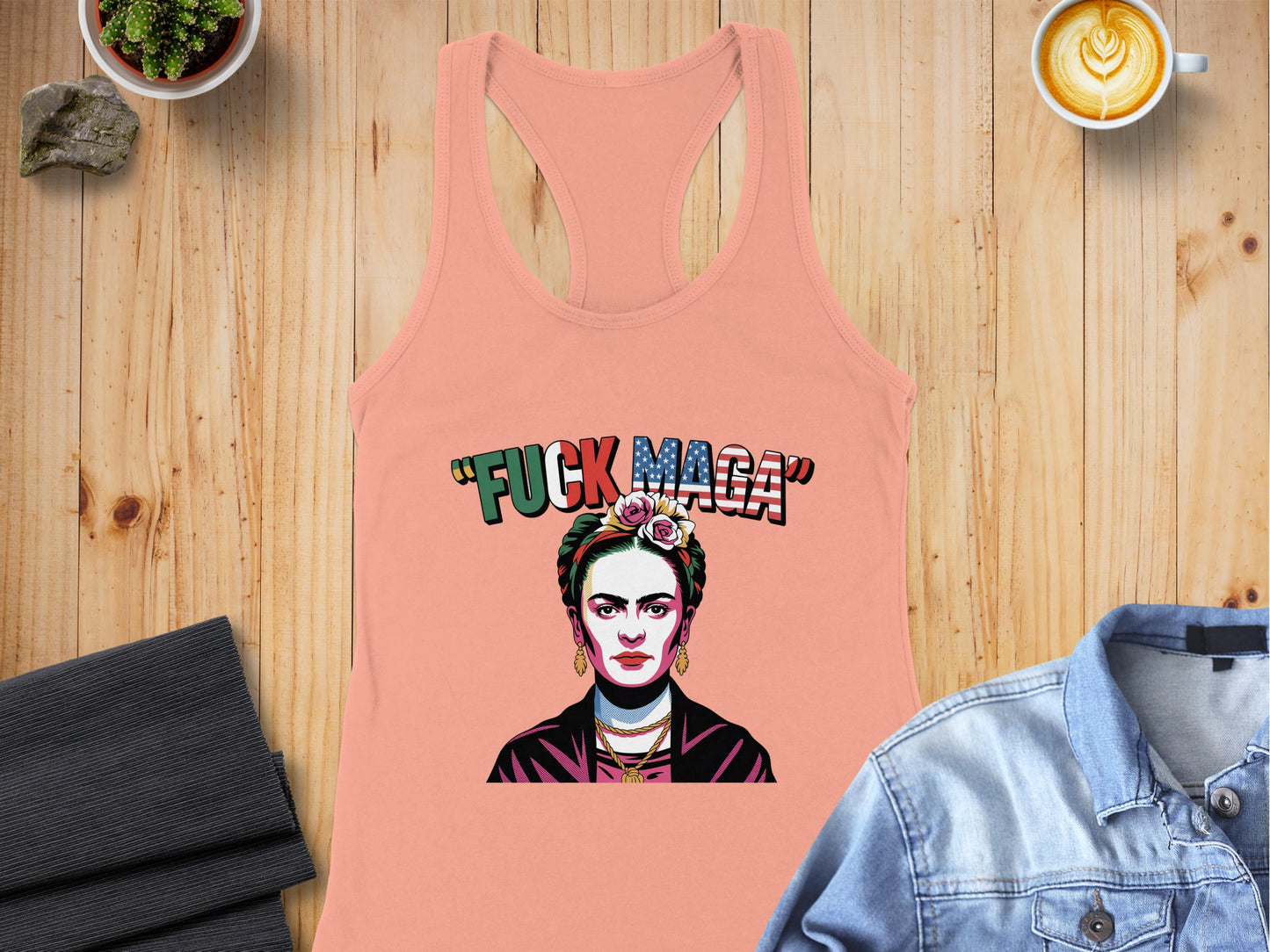 Bold Statement Graphic Fuck MAGA Tank Top product