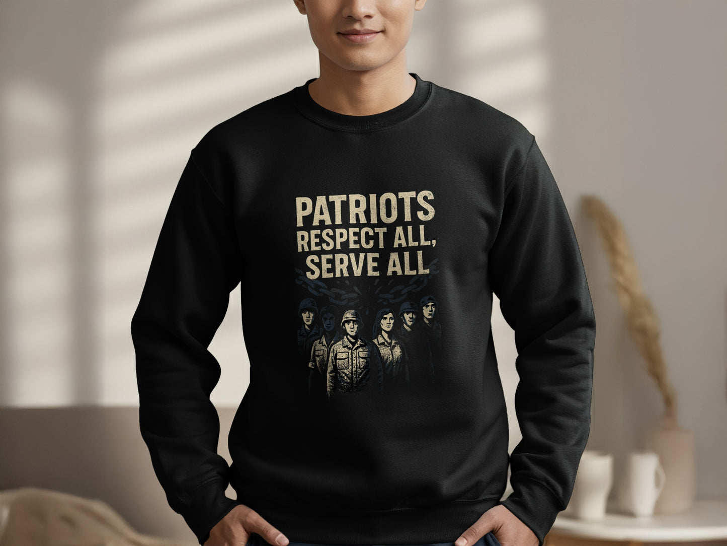Patriots Respect All Serve All Sweatshirt product type