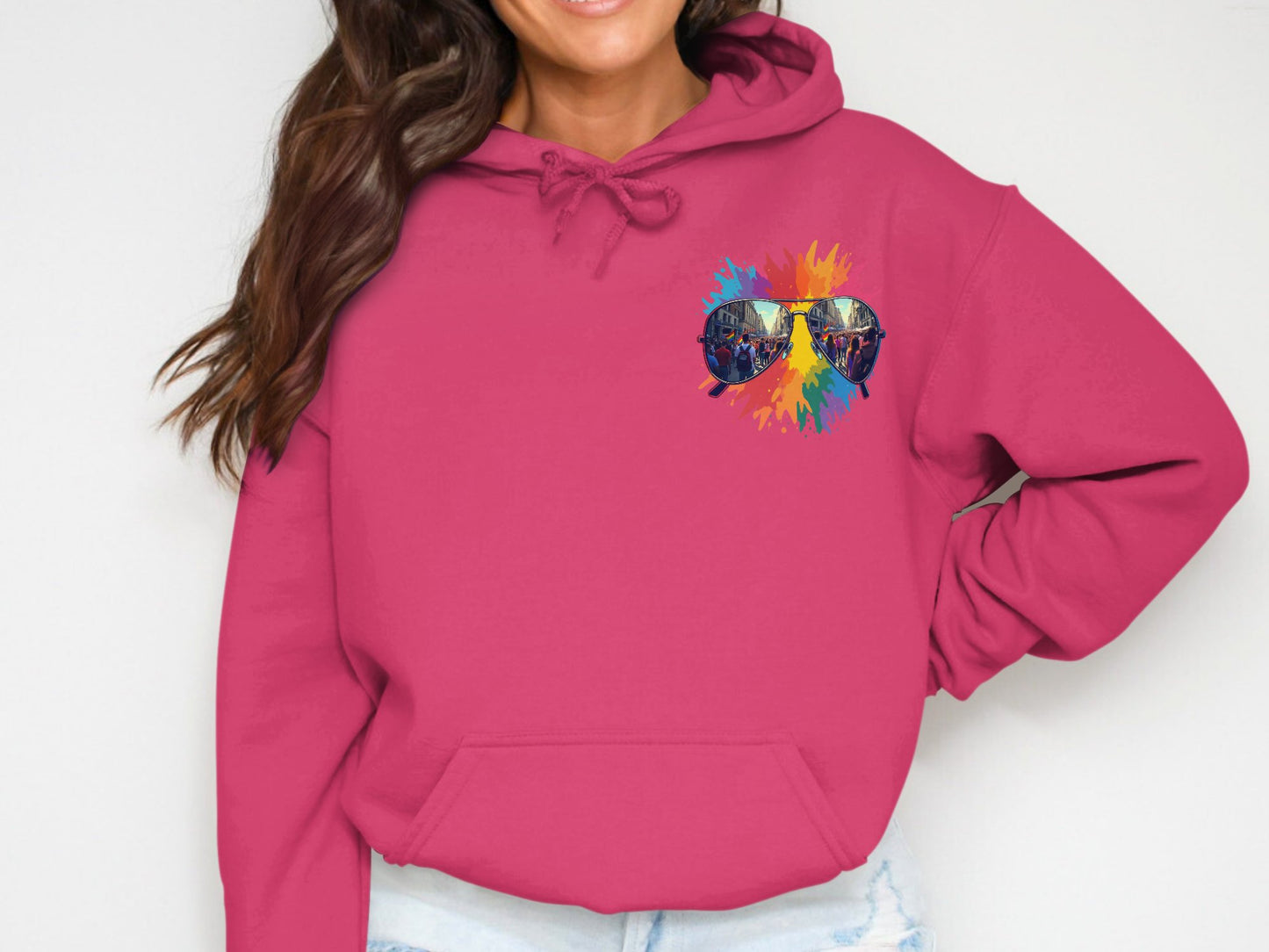 Colorful Sunglasses Graphic Design Hoodie product