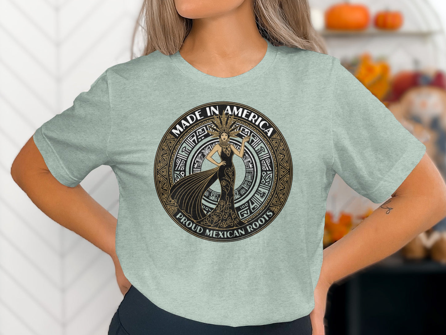 Made in America Proud Mexican Roots Graphic Shirt