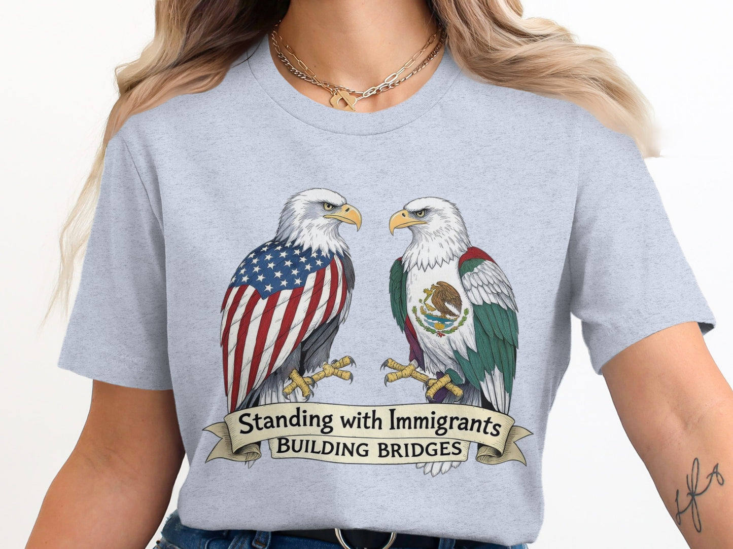 Standing with Immigrants Building Bridges product type