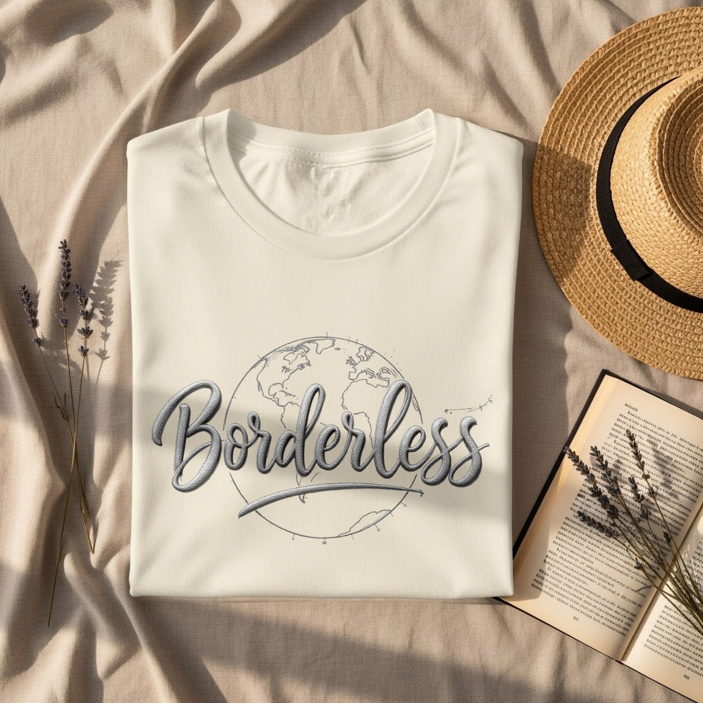 Borderless World Map Travel Inspiration Shirt product