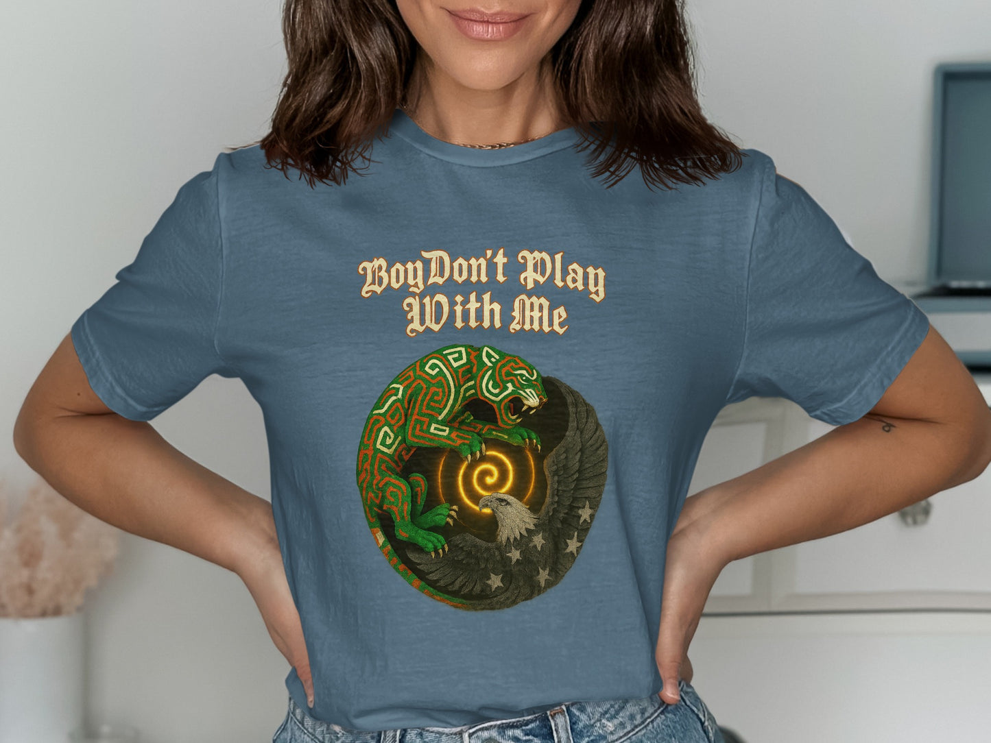 Boy Don't Play With Me Printed Graphic T-Shirt product