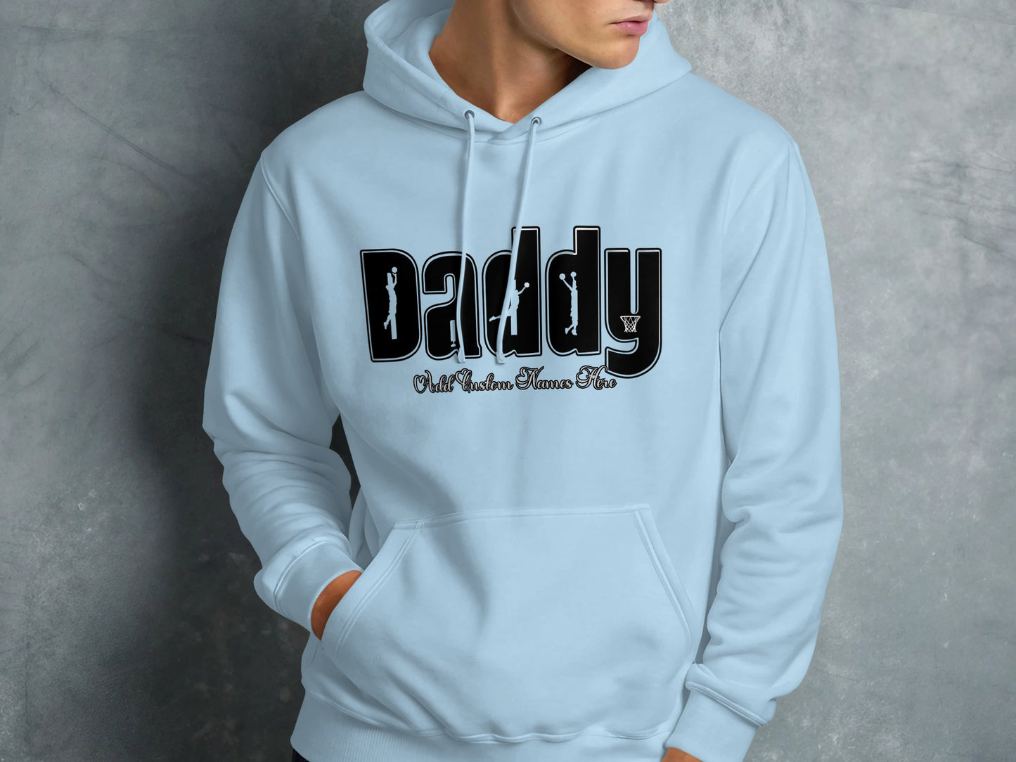 Stylish Daddy Graphic Print Casual Hoodie product