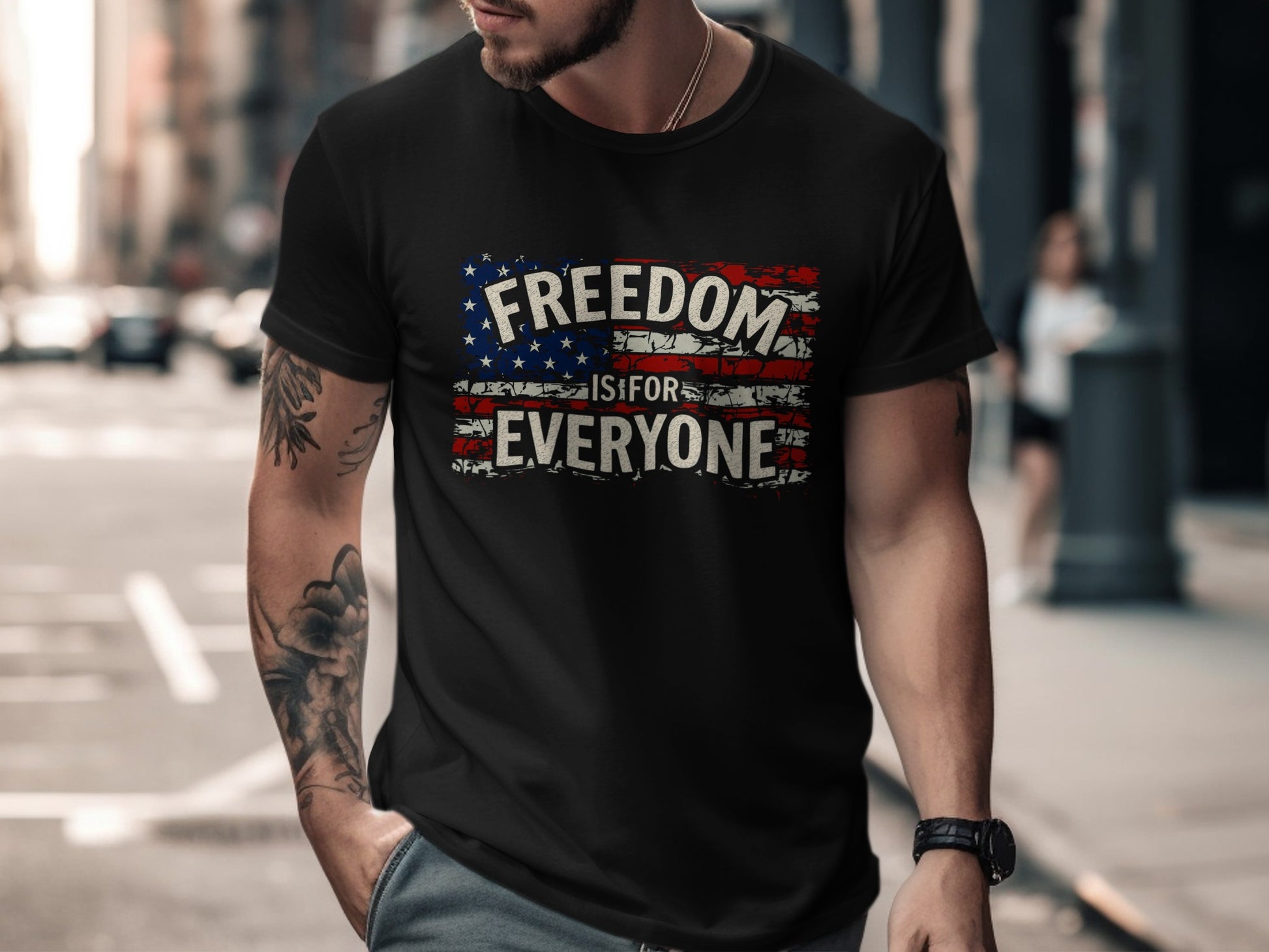 Bold Freedom Is For Everyone Statement T-Shirt