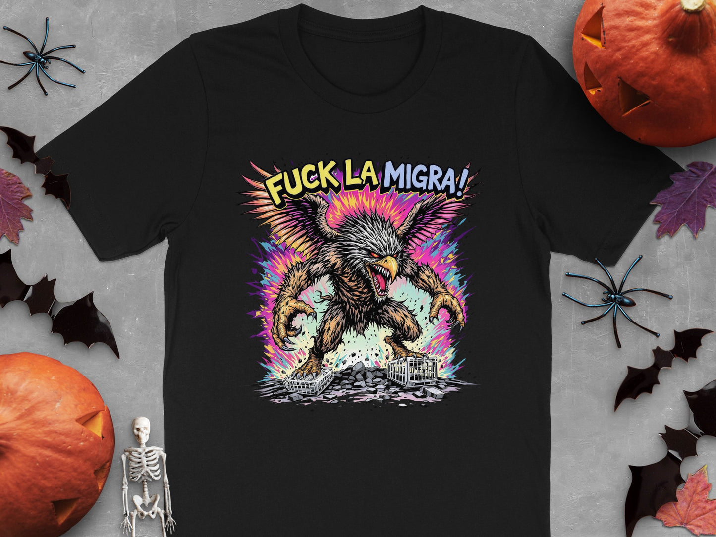 Fierce Screaming Creature Halloween T-shirt product