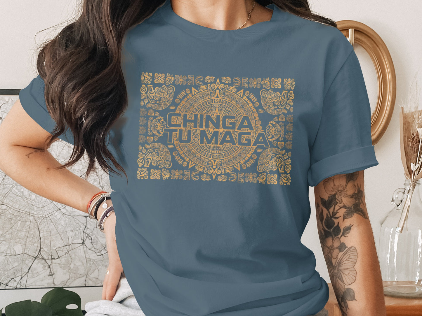 Chinga Tu Maga Graphic Tee Unique Fashion Product Type