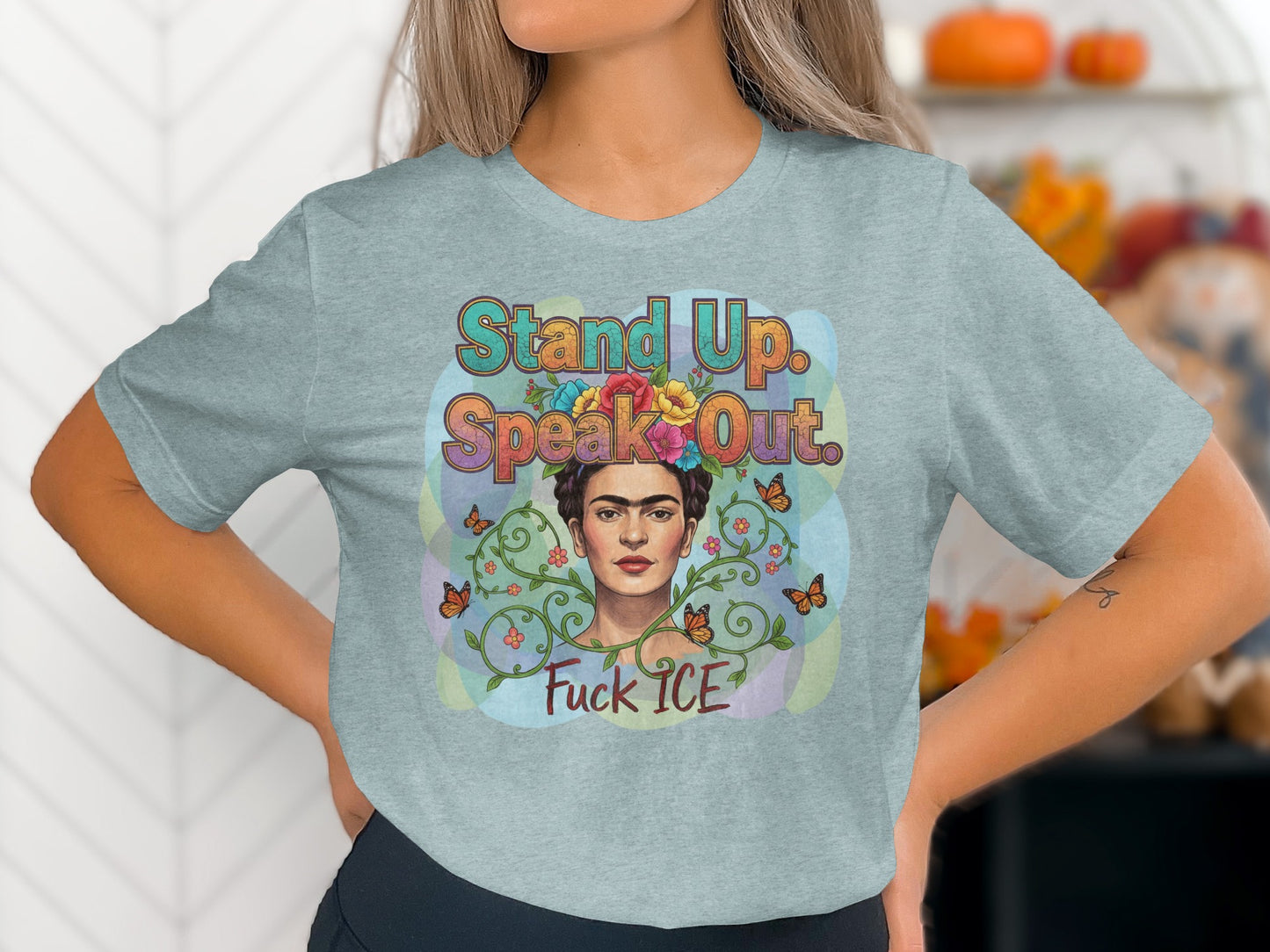 Stand Up Speak Out Fuck ICE Graphic T-shirt product