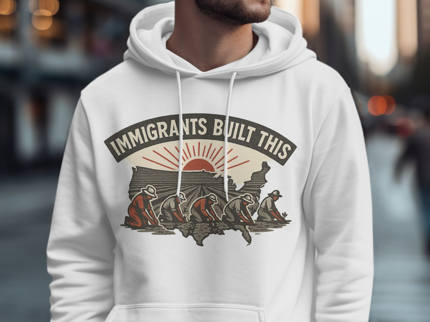 Immigrants Built This Graphic Hoodie product