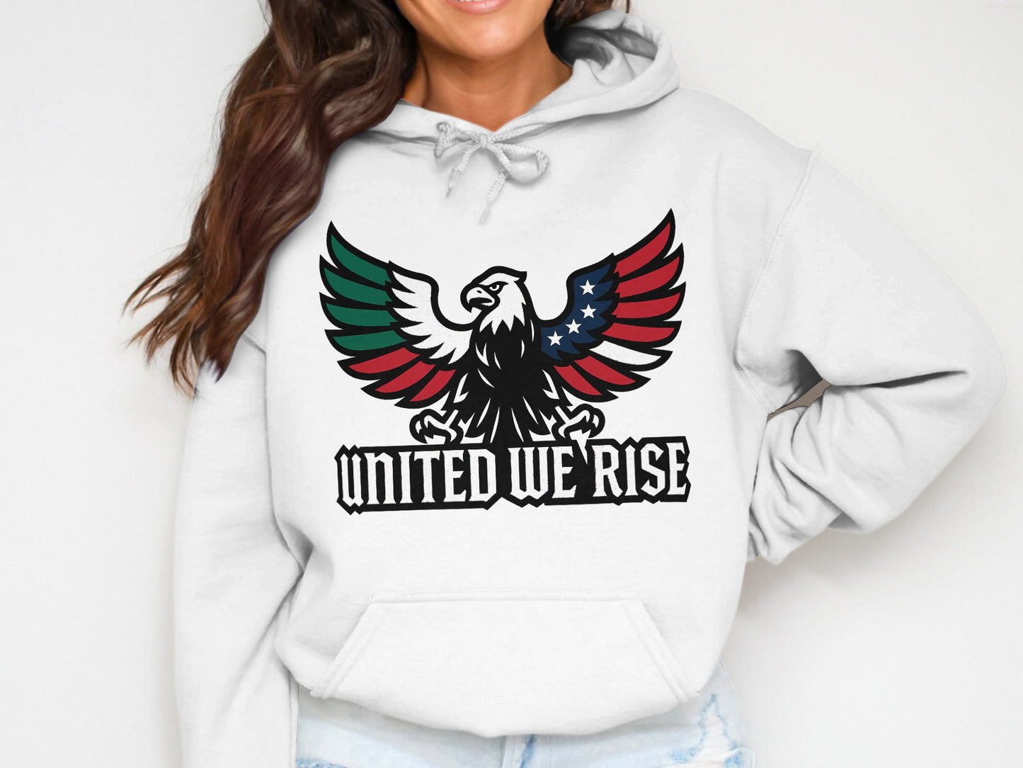 United We Rise American Eagle Graphic Hoodie product