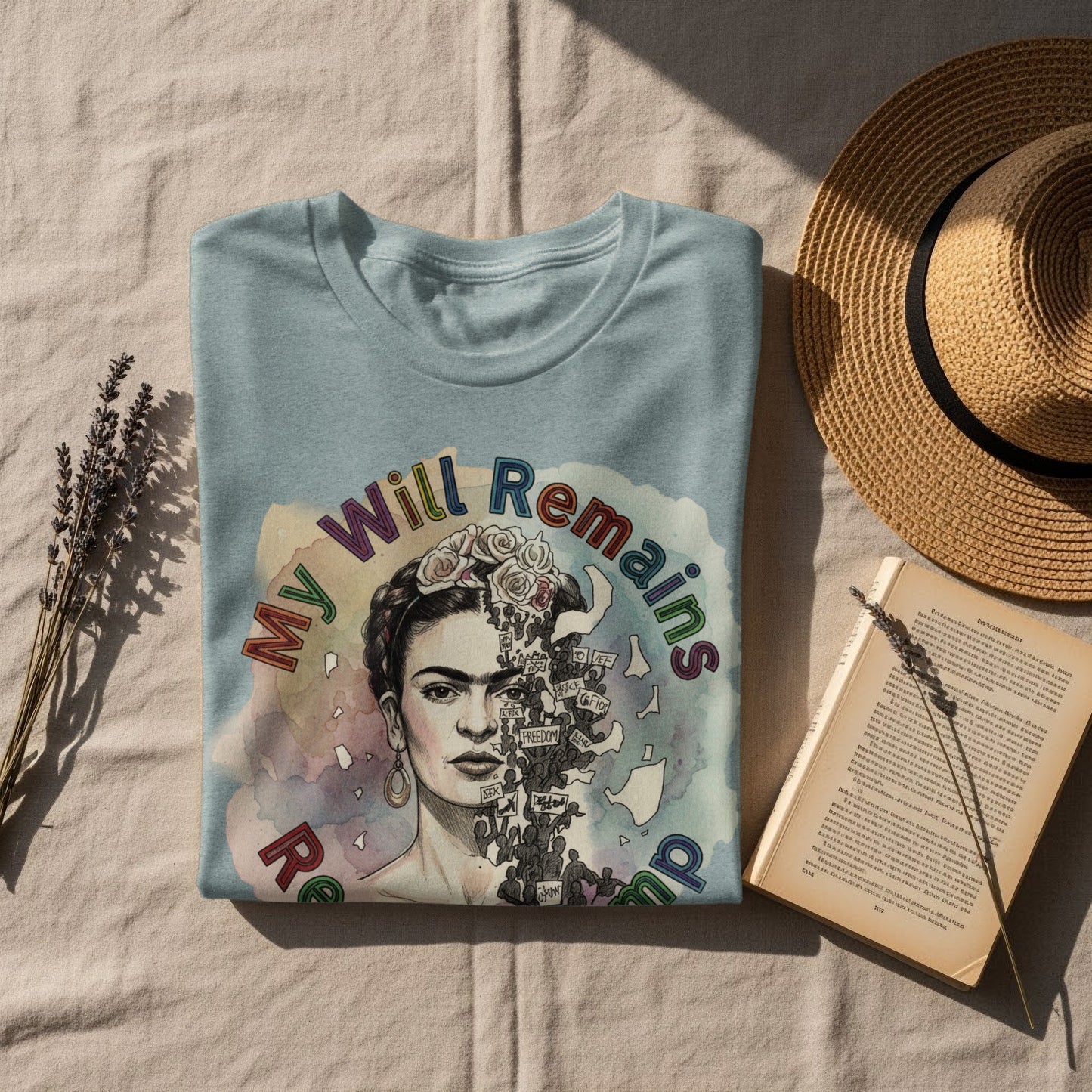 My Will Remains Colorful Artistic Graphic Shirt product