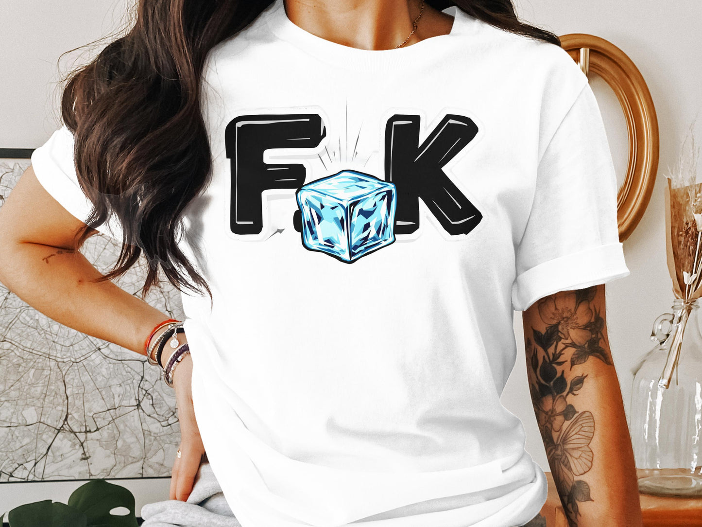 FK Graphic Tee with Ice Cube Design shirt