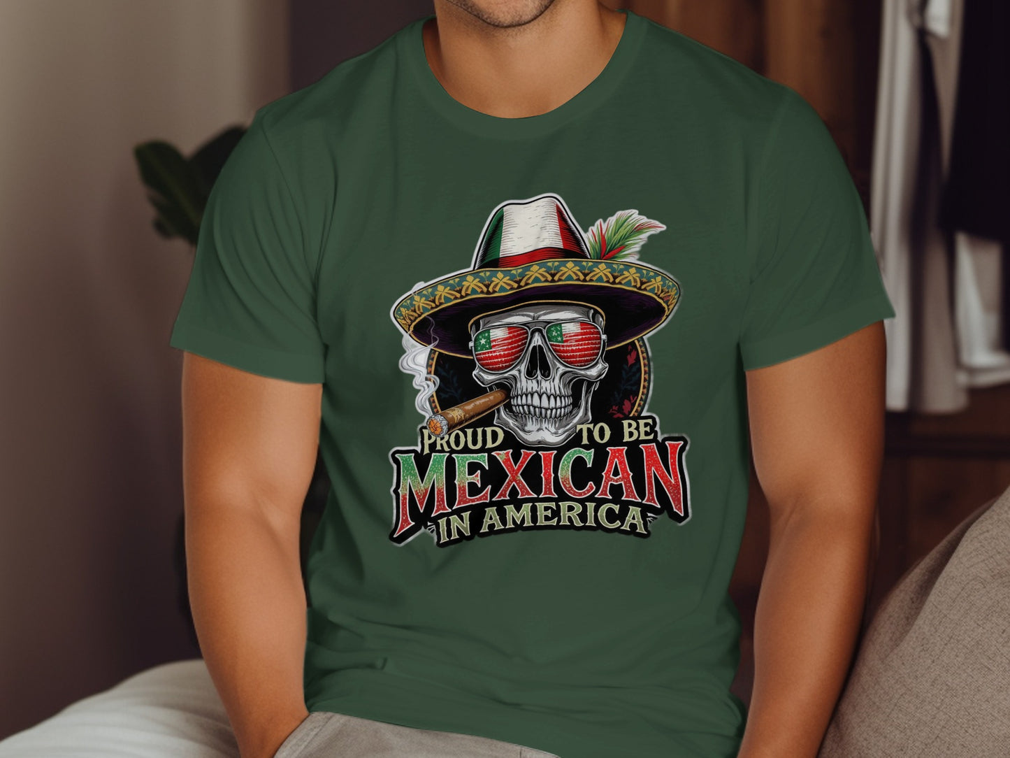 Proud To Be Mexican In America Graphic T-Shirt product