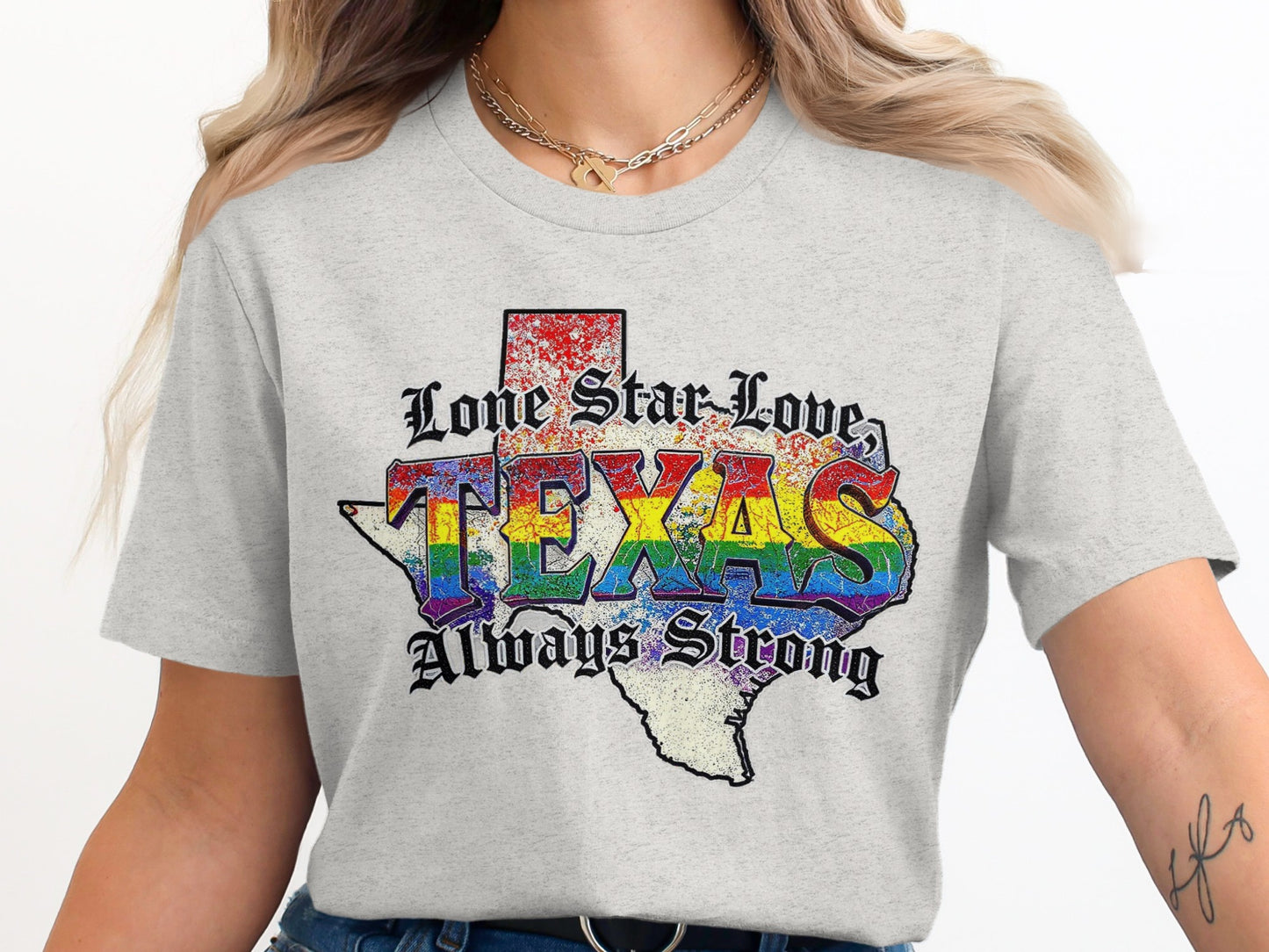 Lone Star Love Texas Always Strong t-shirt