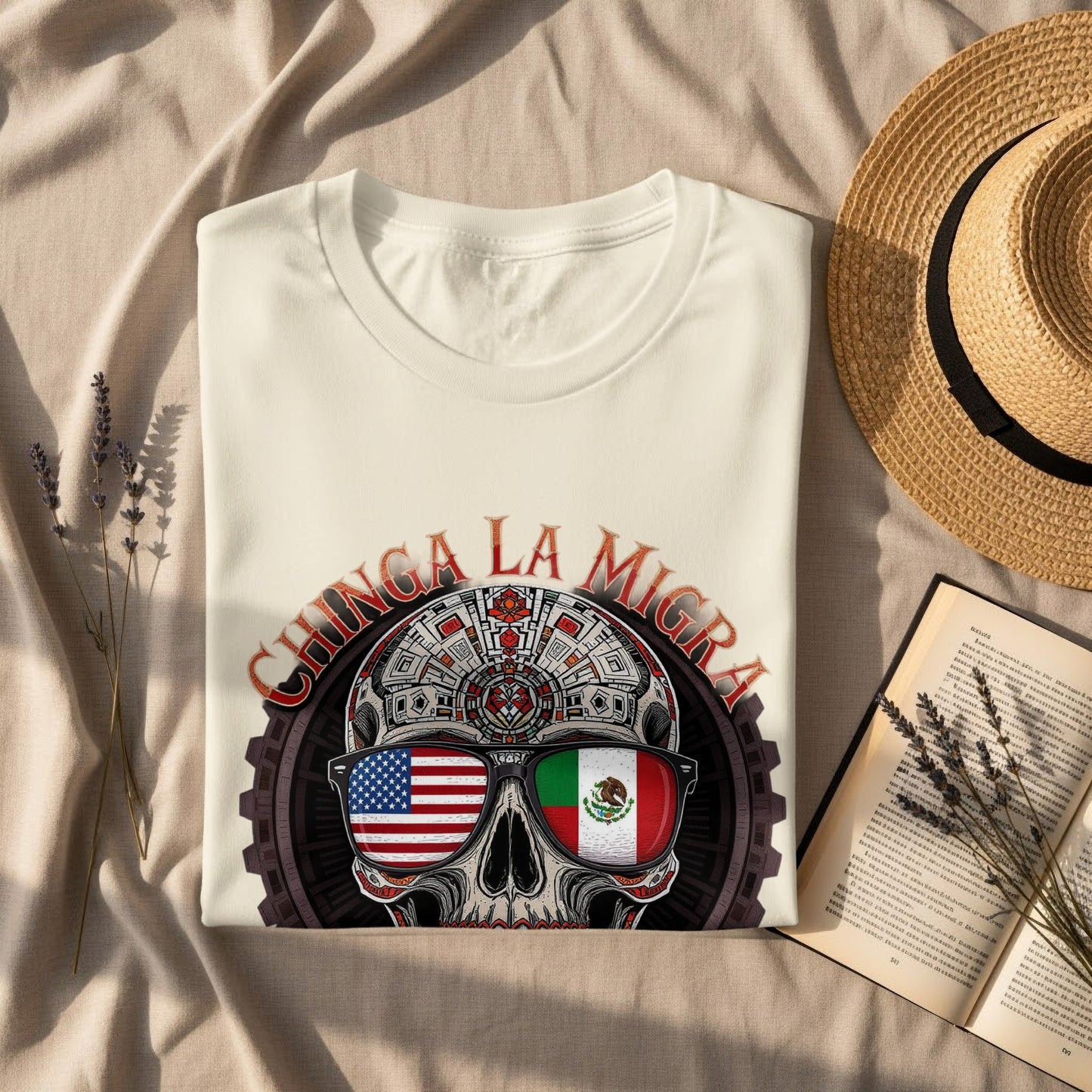 Patriotic Skull Graphic Tee Apparel Product Type