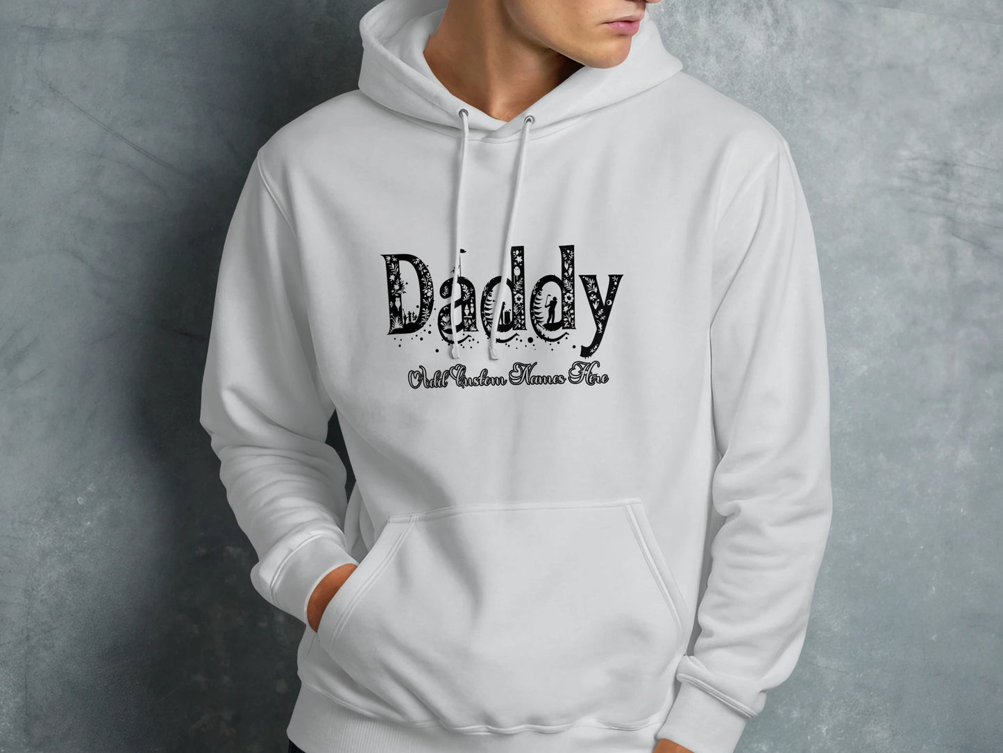 Daddy Embroidered Graphic Hoodie Casual Wear product