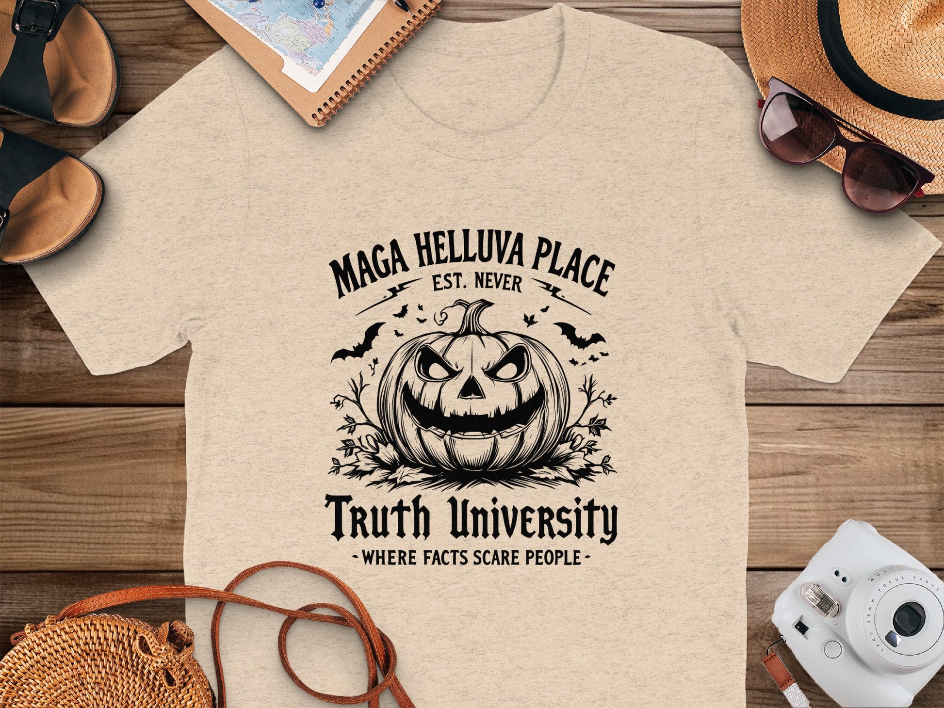 MAGA Helluva Place Truth University Halloween T-shirt Product