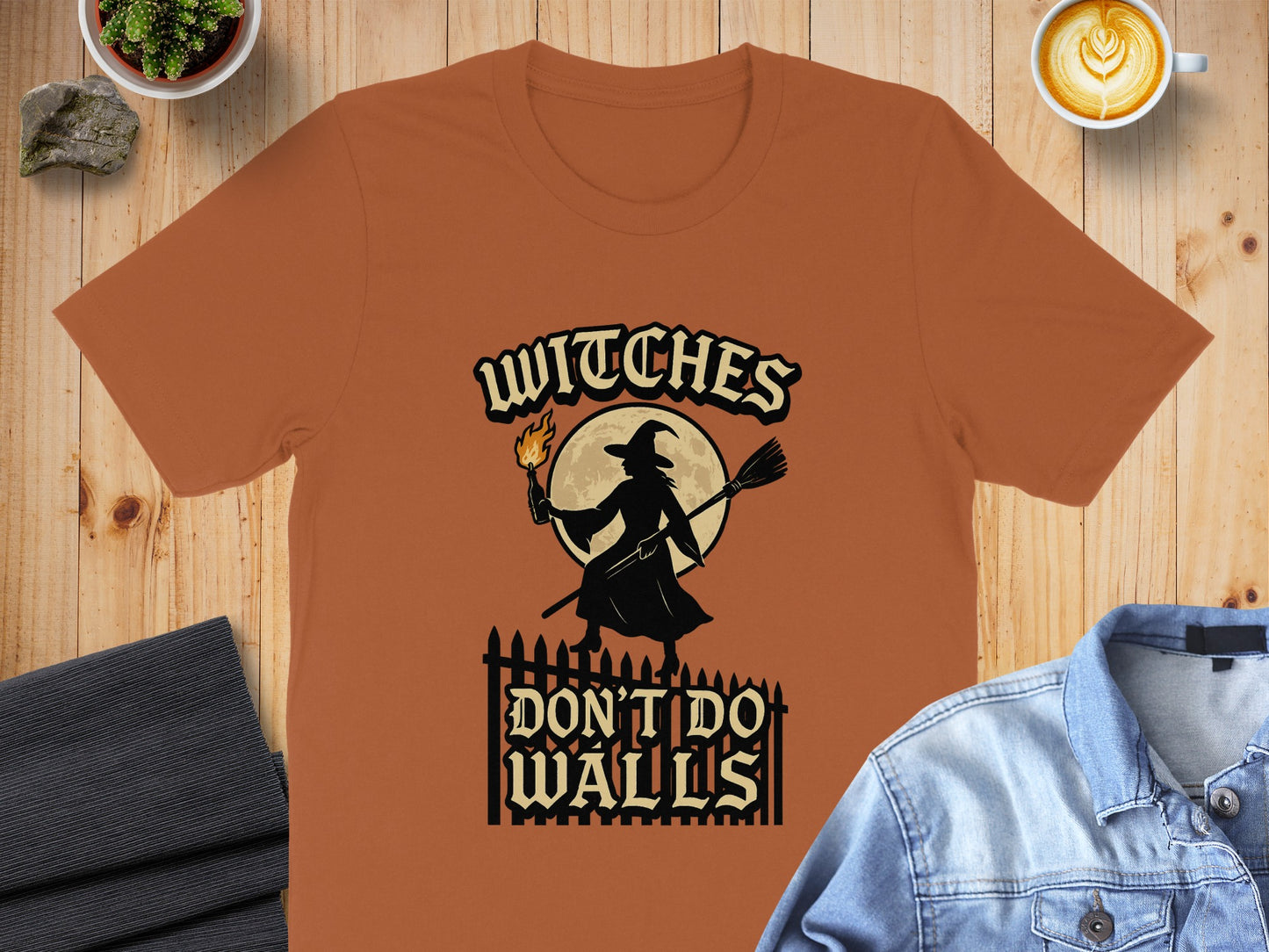 Witches Don't Do Walls Graphic T-Shirt product