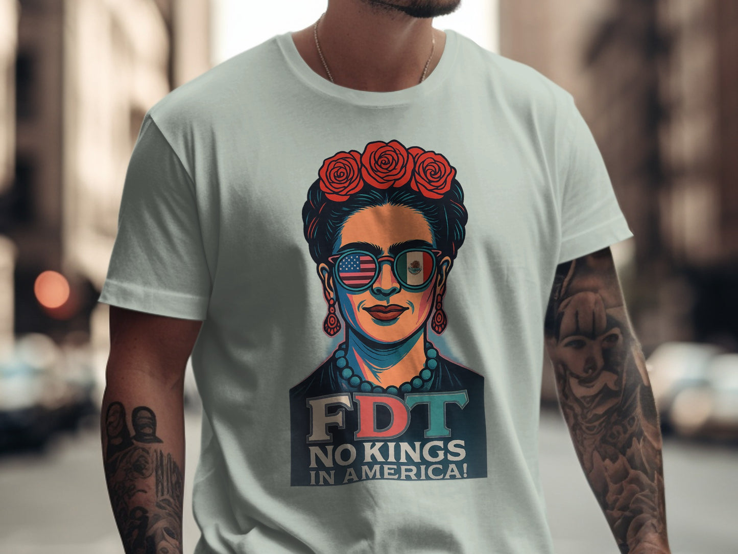 FDT No Kings in America Statement T-Shirt product