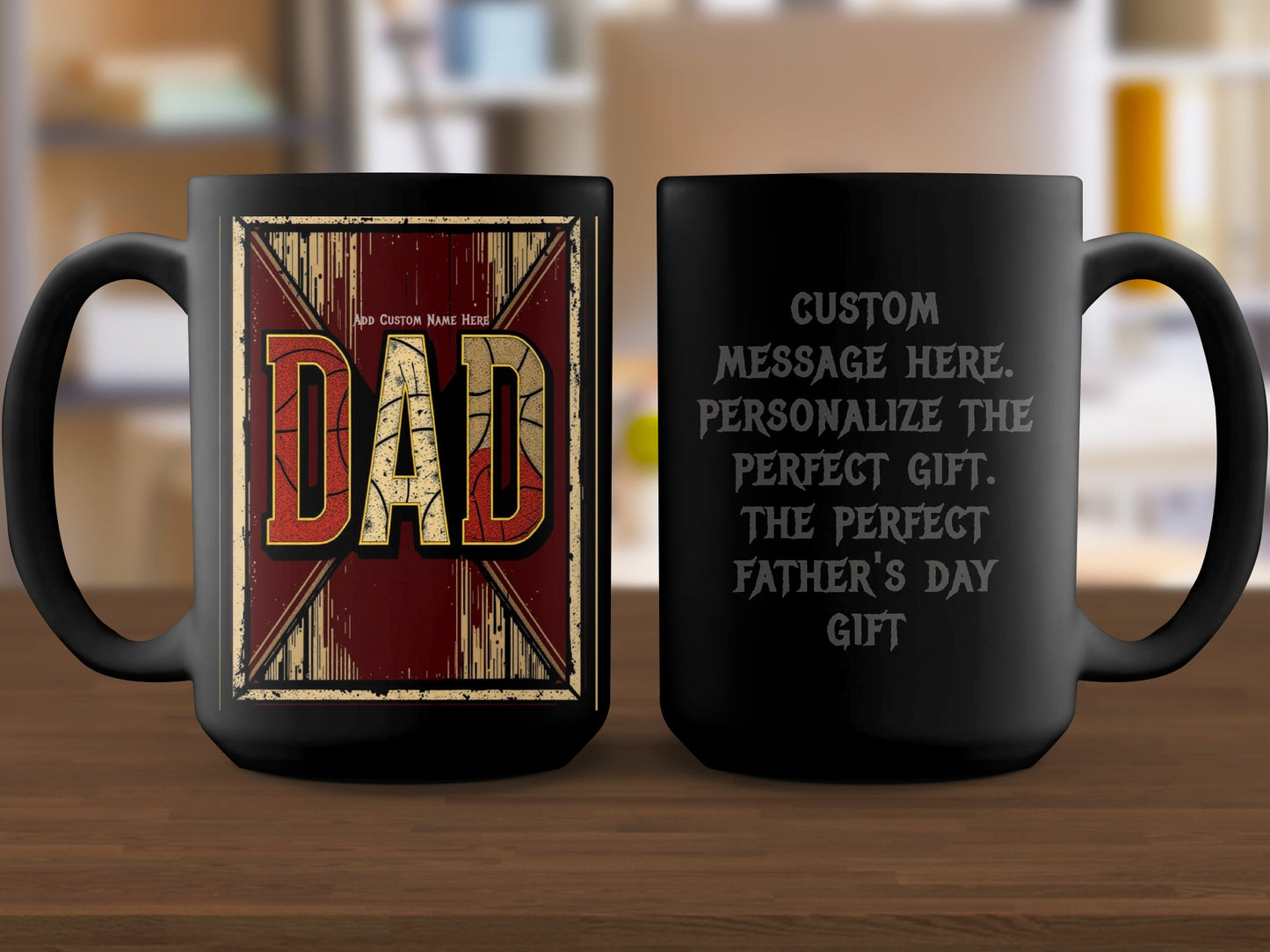 Custom Message Personalized Father's Day Mug product