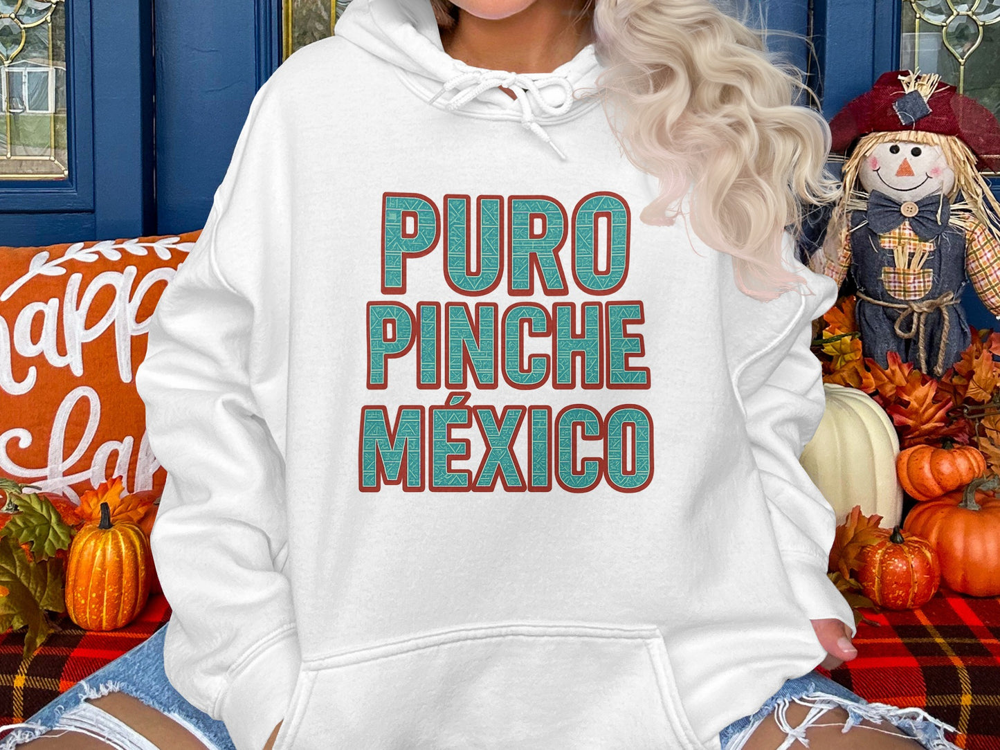 Puro Pinche México Graphic Hoodie Apparel product type