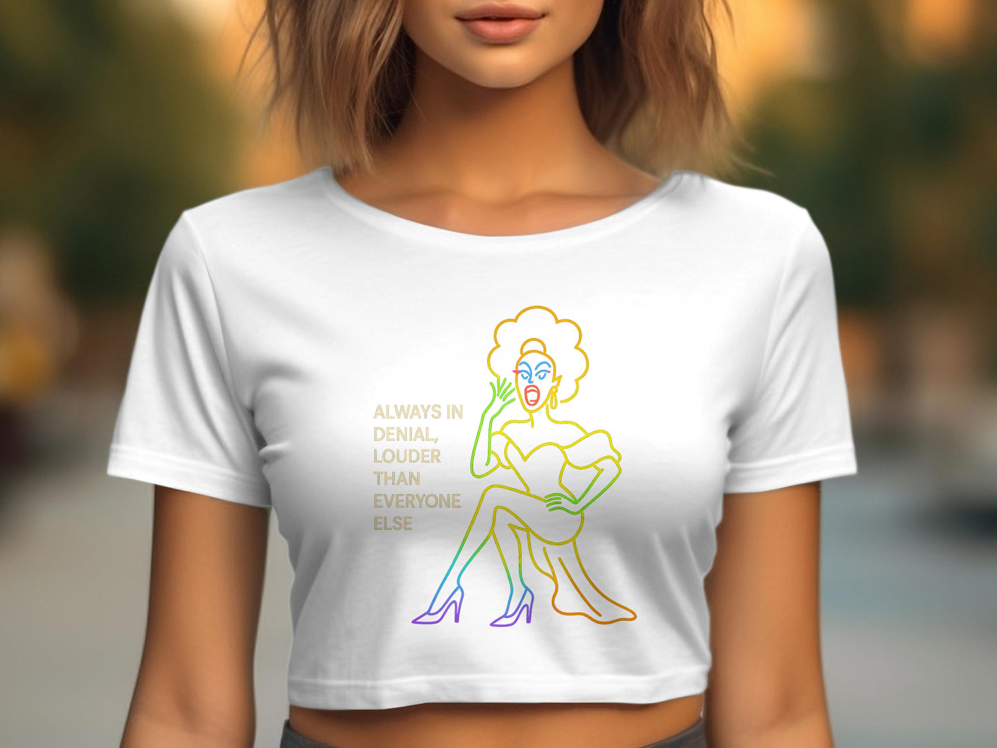 Always in Denial Louder Than Everyone Else Top product