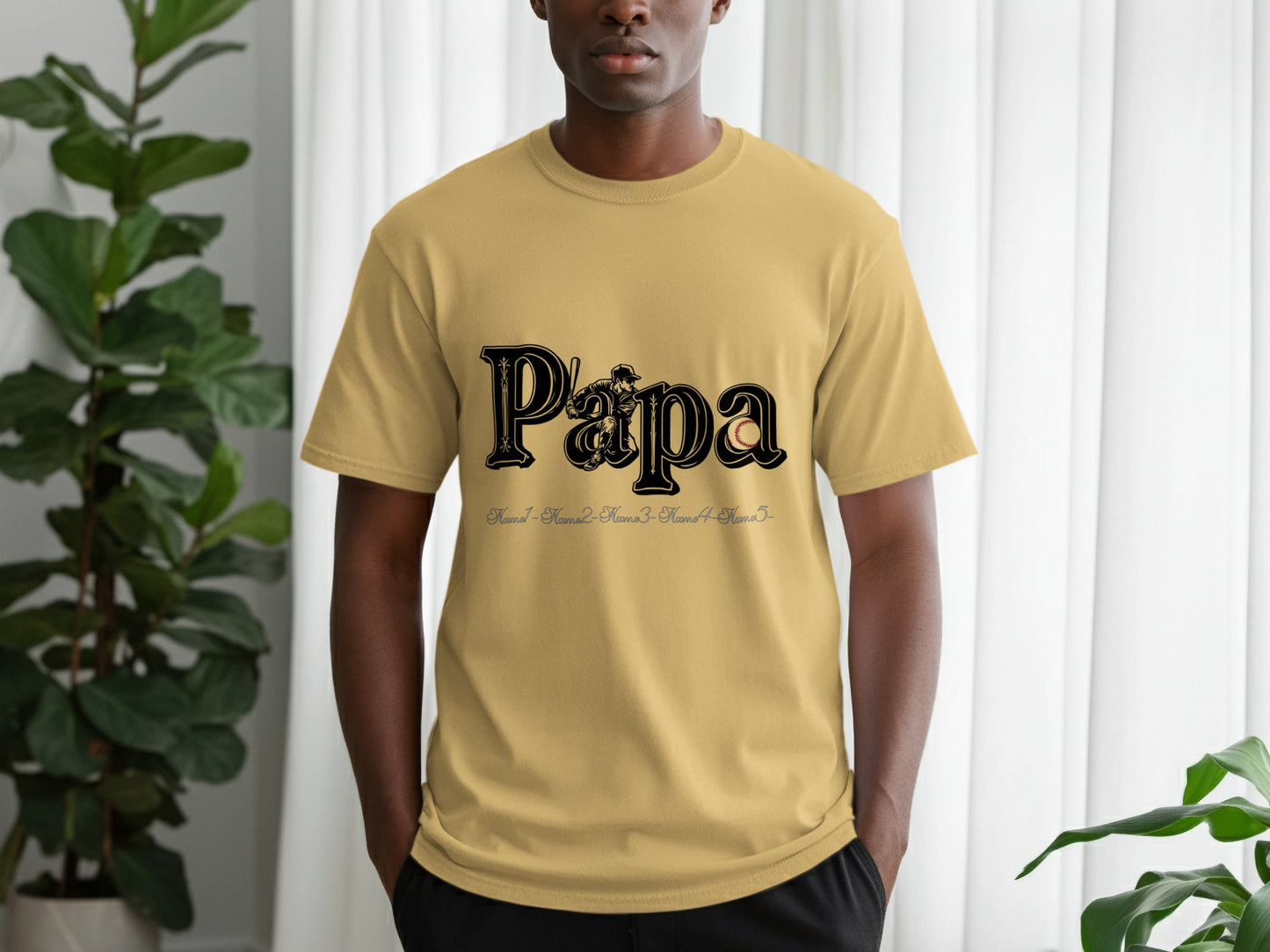 Papa Themed Relaxed Fit Casual Wear Shirt product type