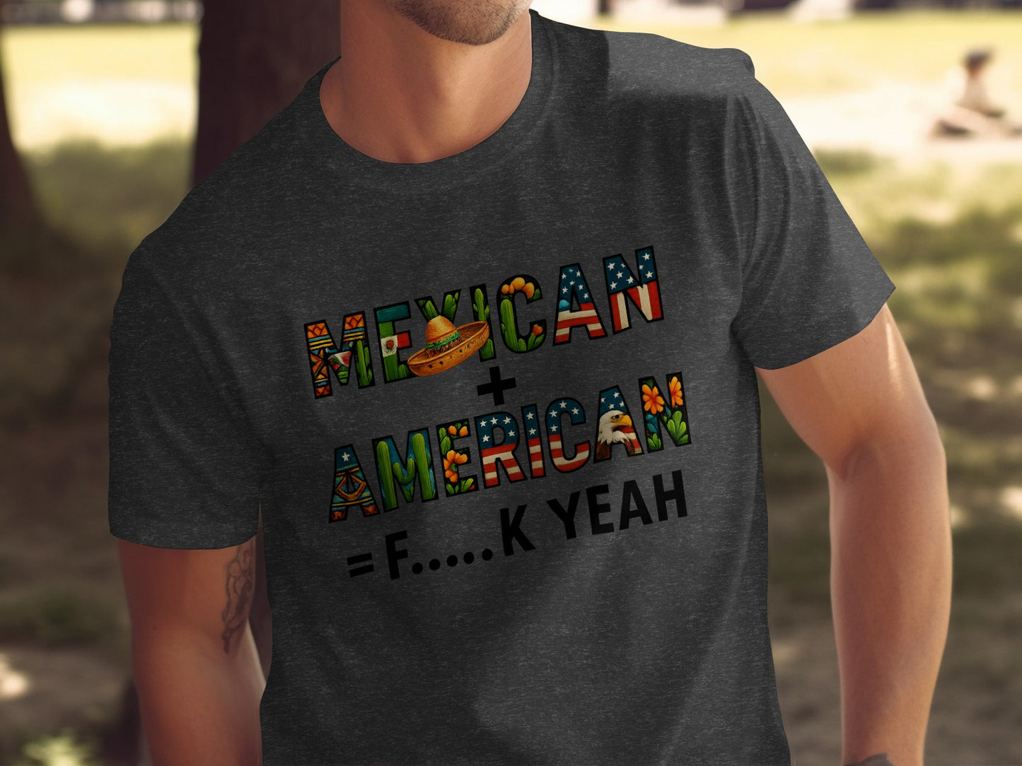 Mexican American F....K Yeah Patriotic T-Shirt product