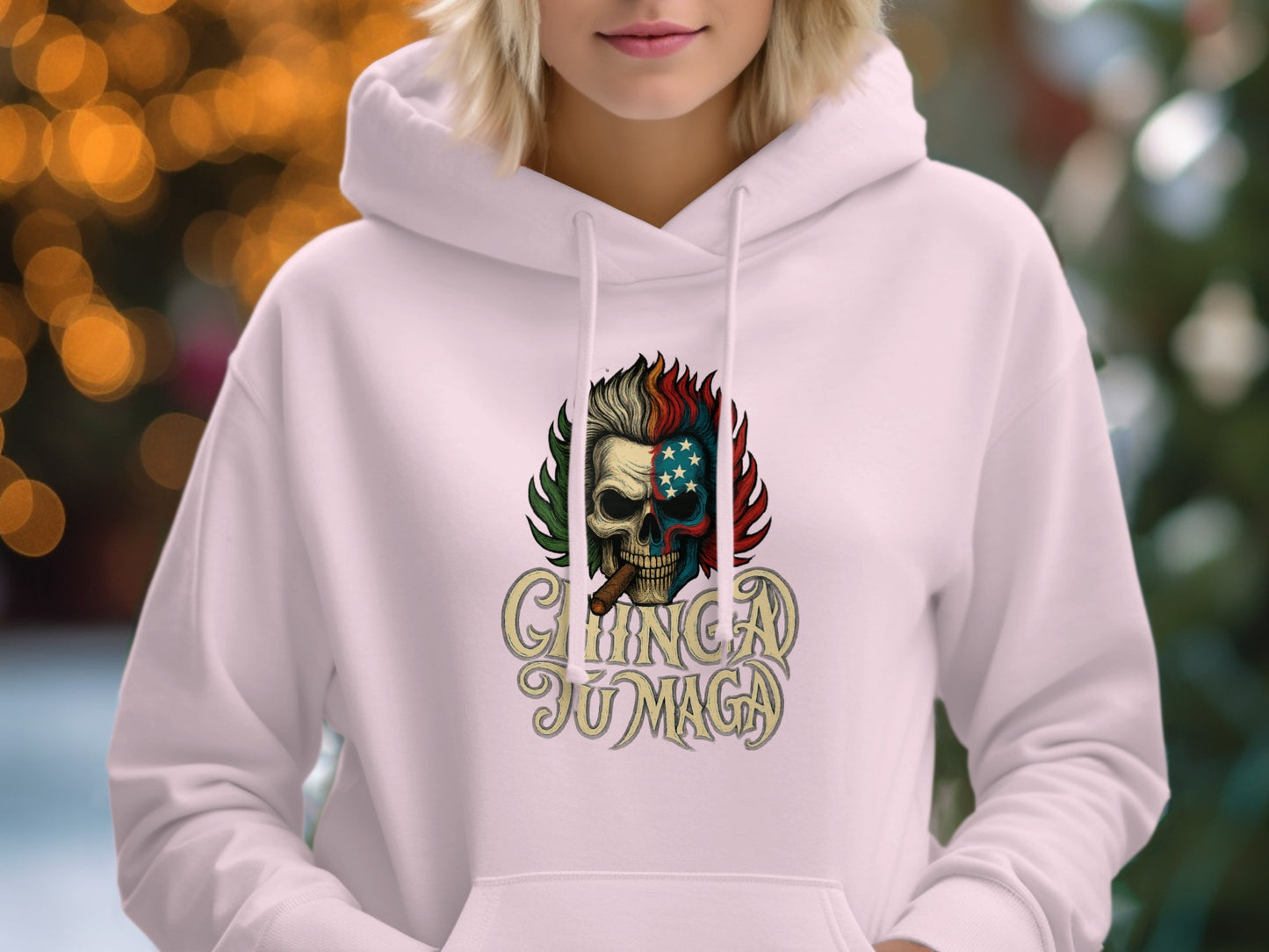 Calavera Skull Chingon Tu Madre Stylish Hoodie product type
