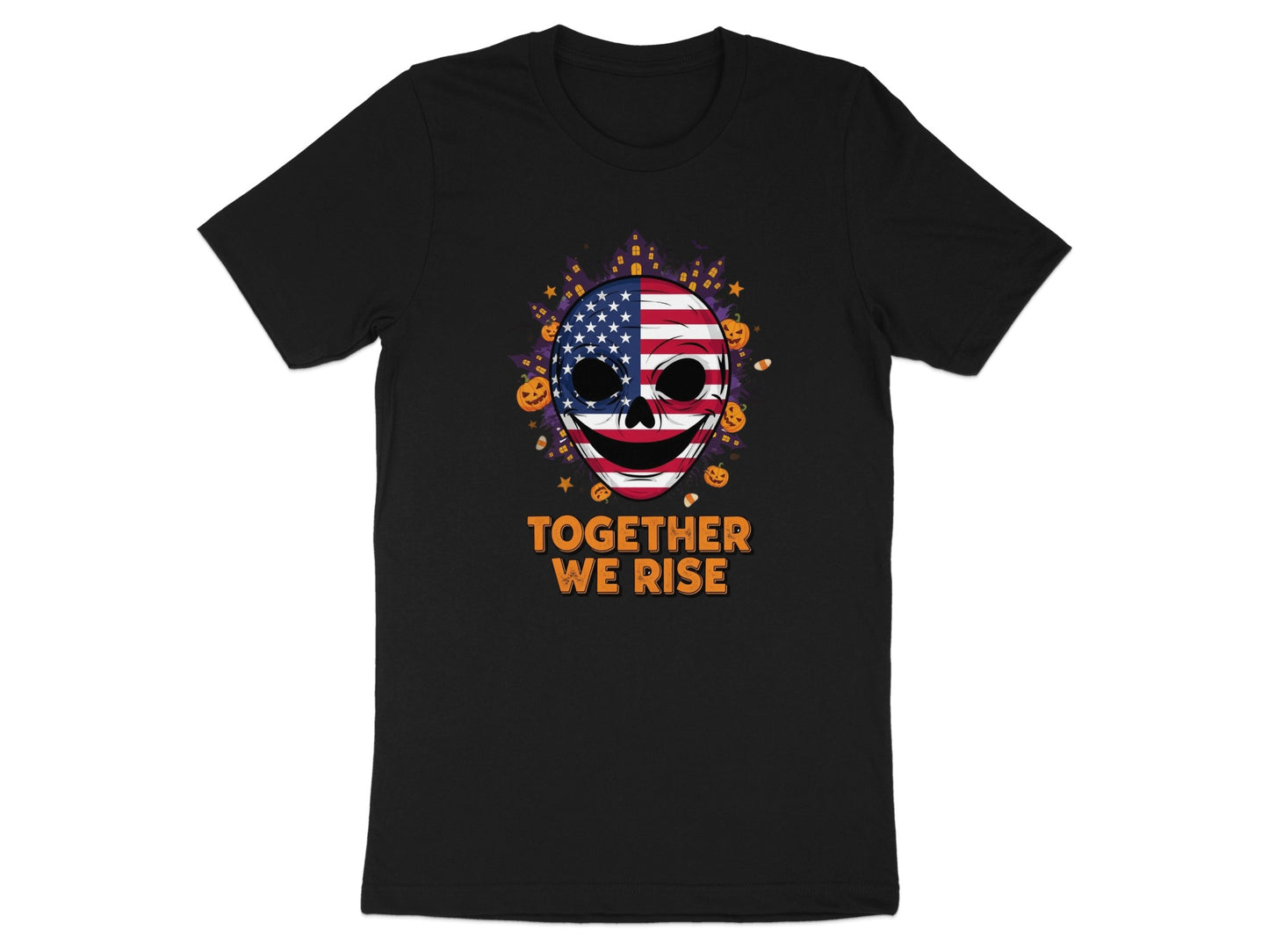 Together We Rise American Flag Halloween T-Shirt Product