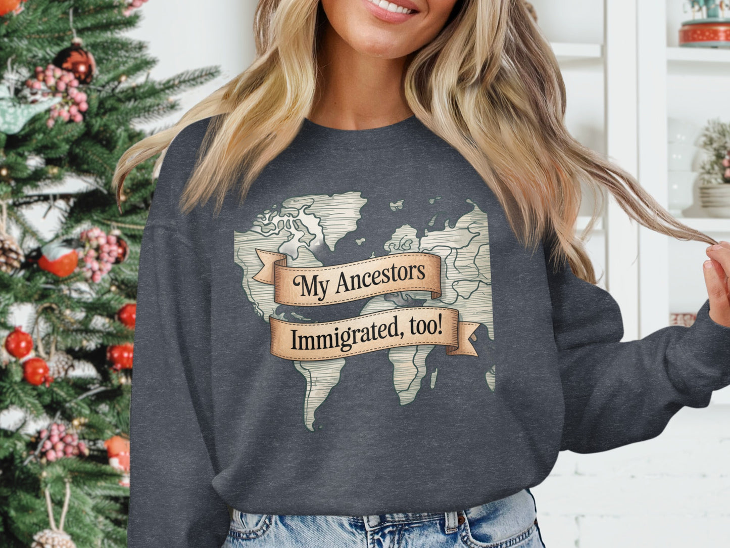 My Ancestors Immigrated Too Sweatshirt product