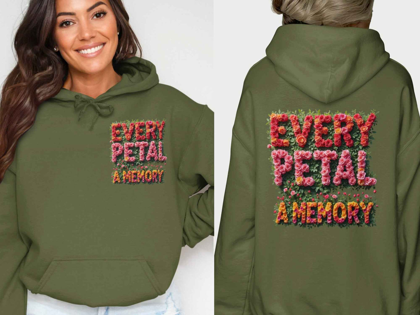 Moms Floral Typography Hoodie Collection - Unique Designs