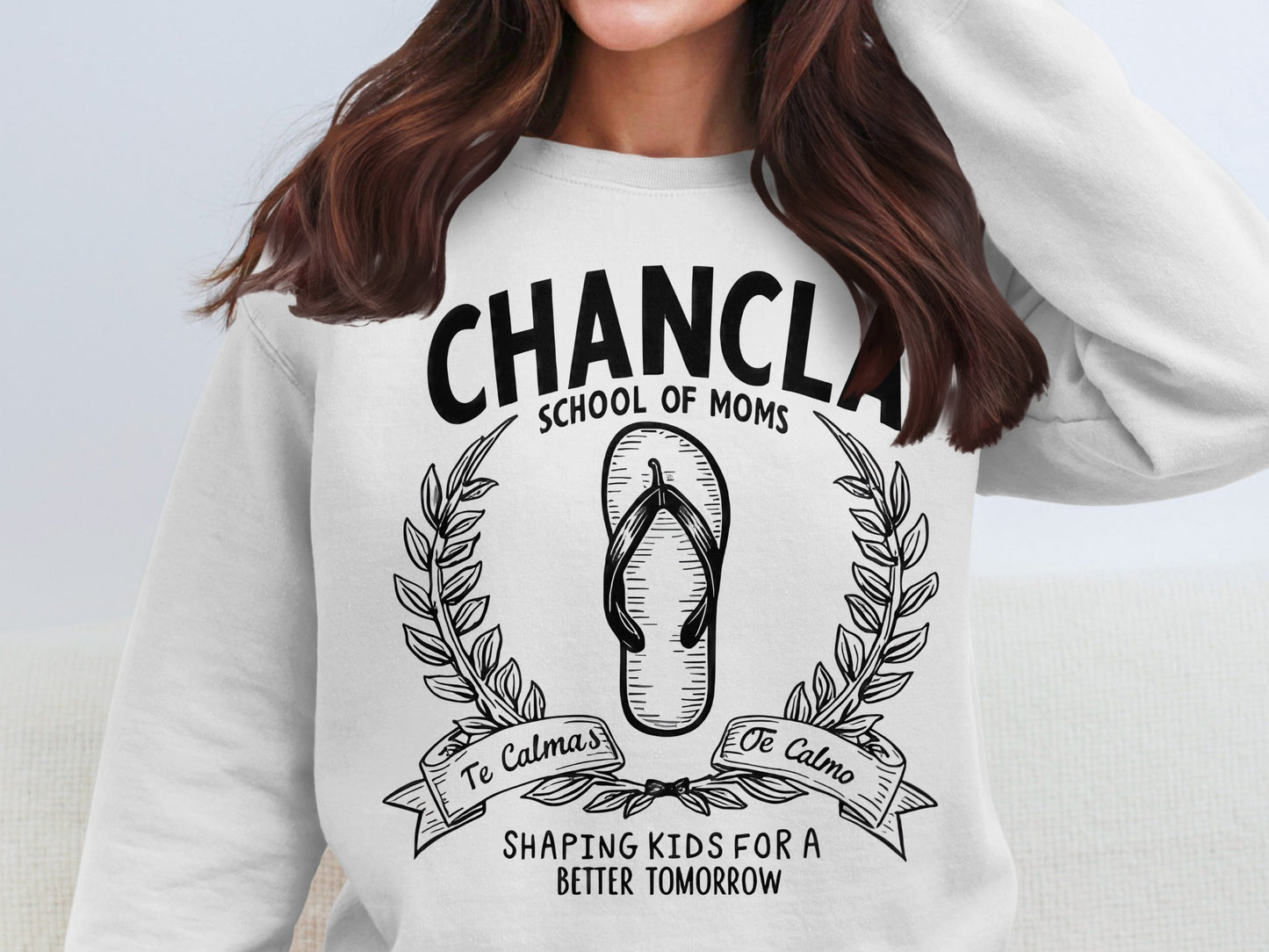 Chancla School of Moms Graphic Sweatshirt product