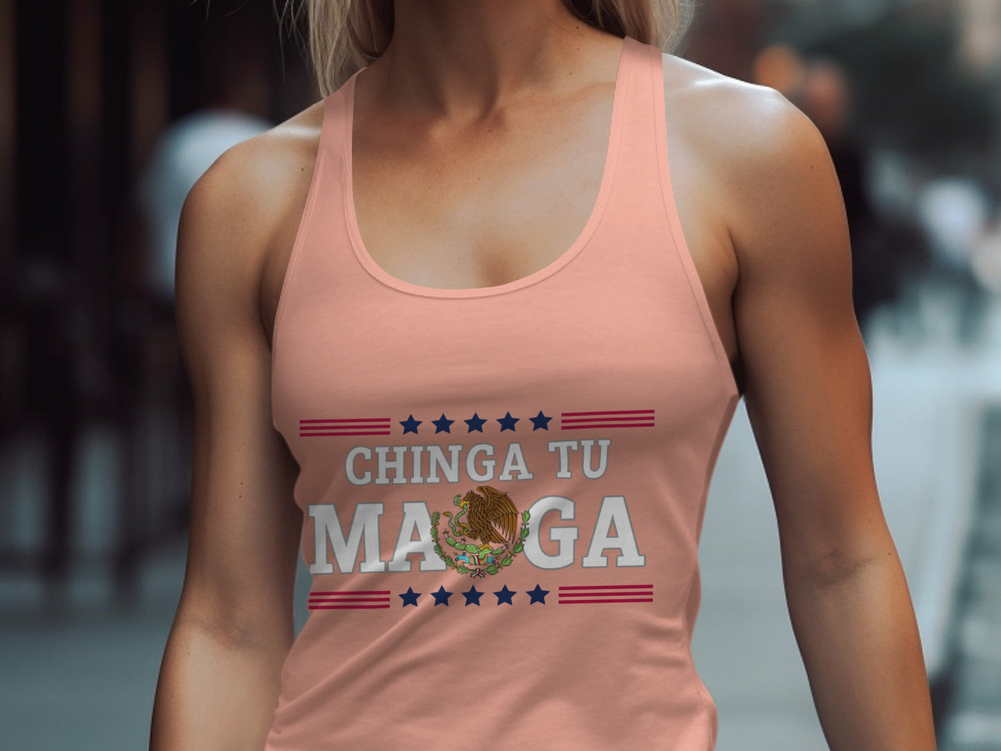 Chinga Tu Maga Graphic Tank Top product