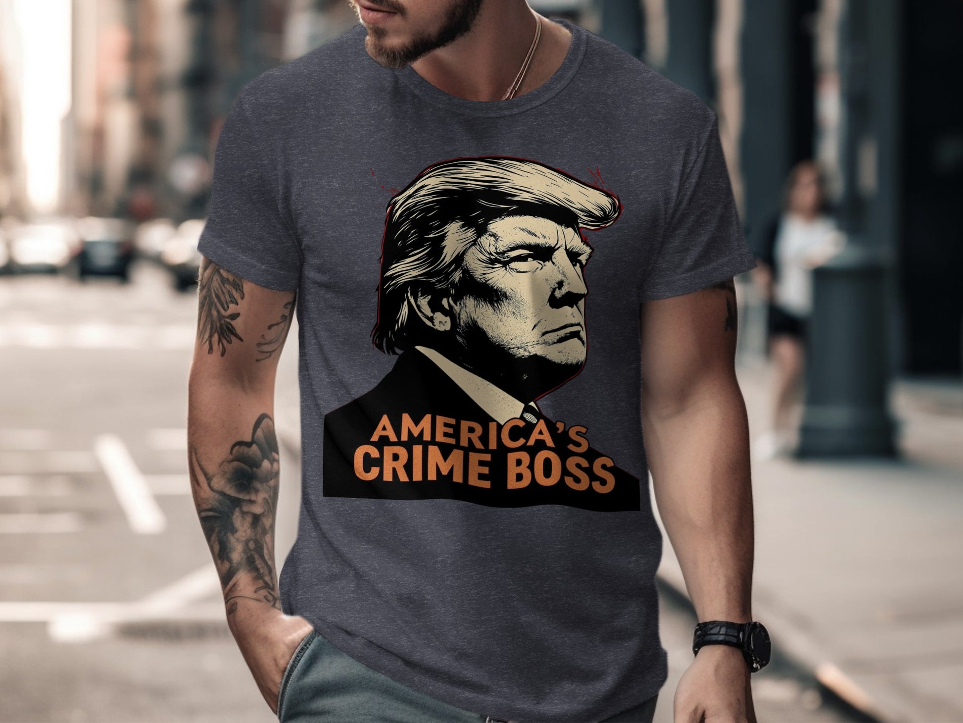 America's Crime Boss Graphic T-Shirt product type