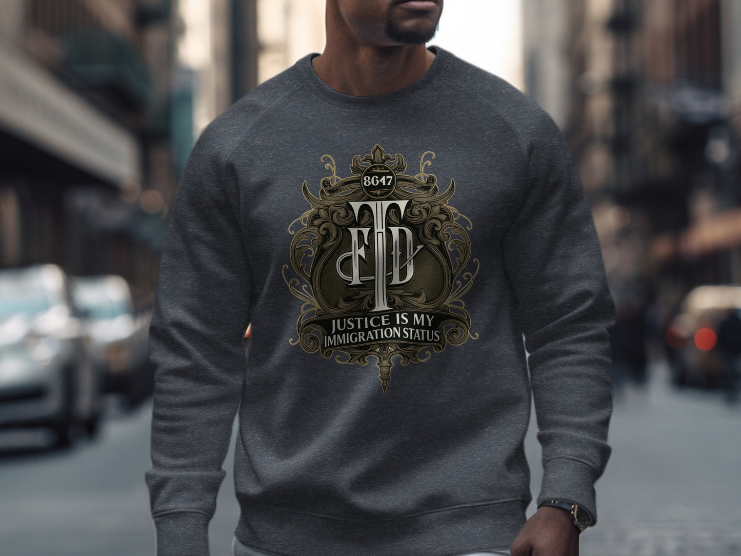Justice Is My Immigration Status Sweatshirt product type