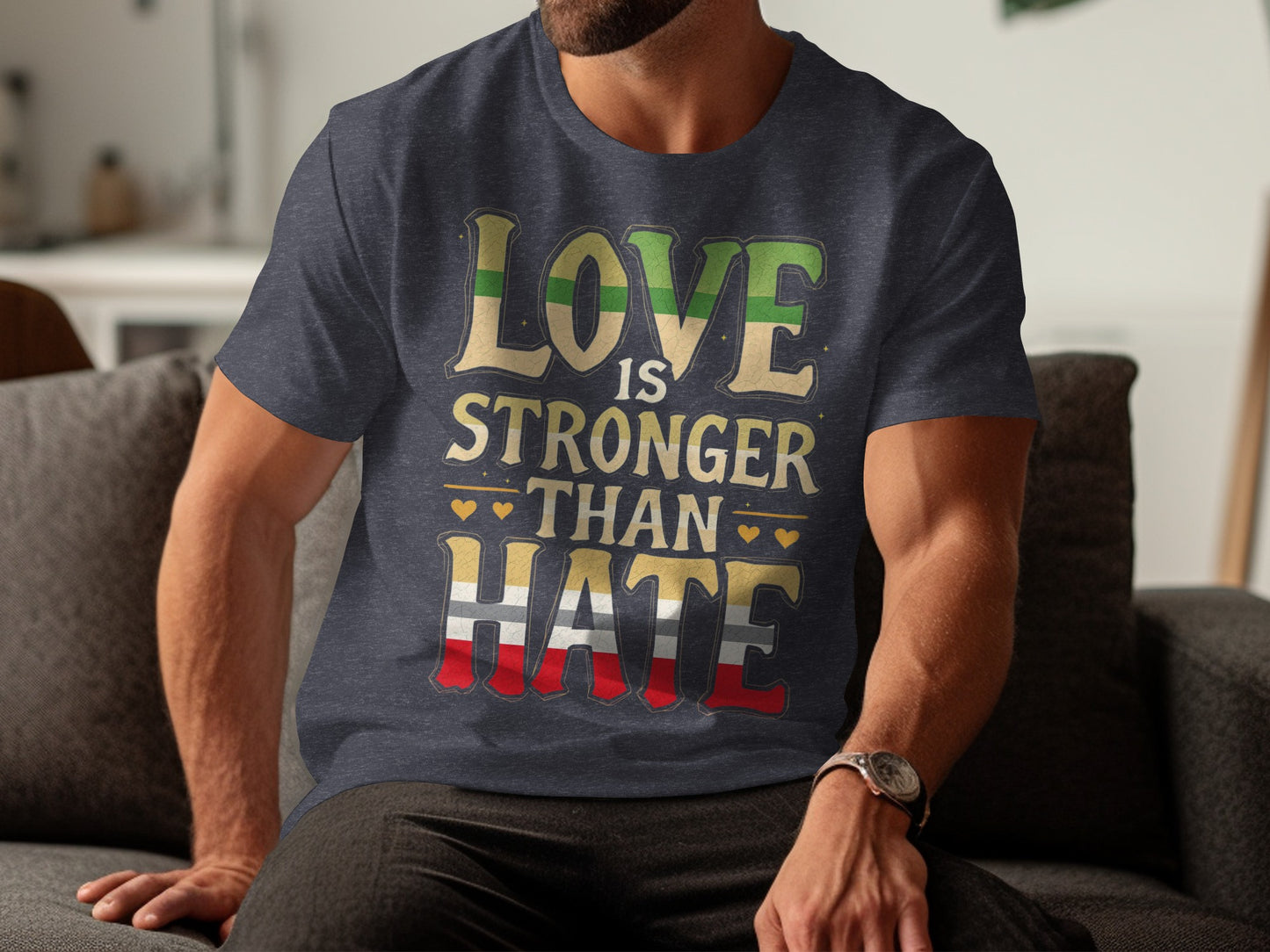 Love Is Stronger Than Hate Graphic Tee product