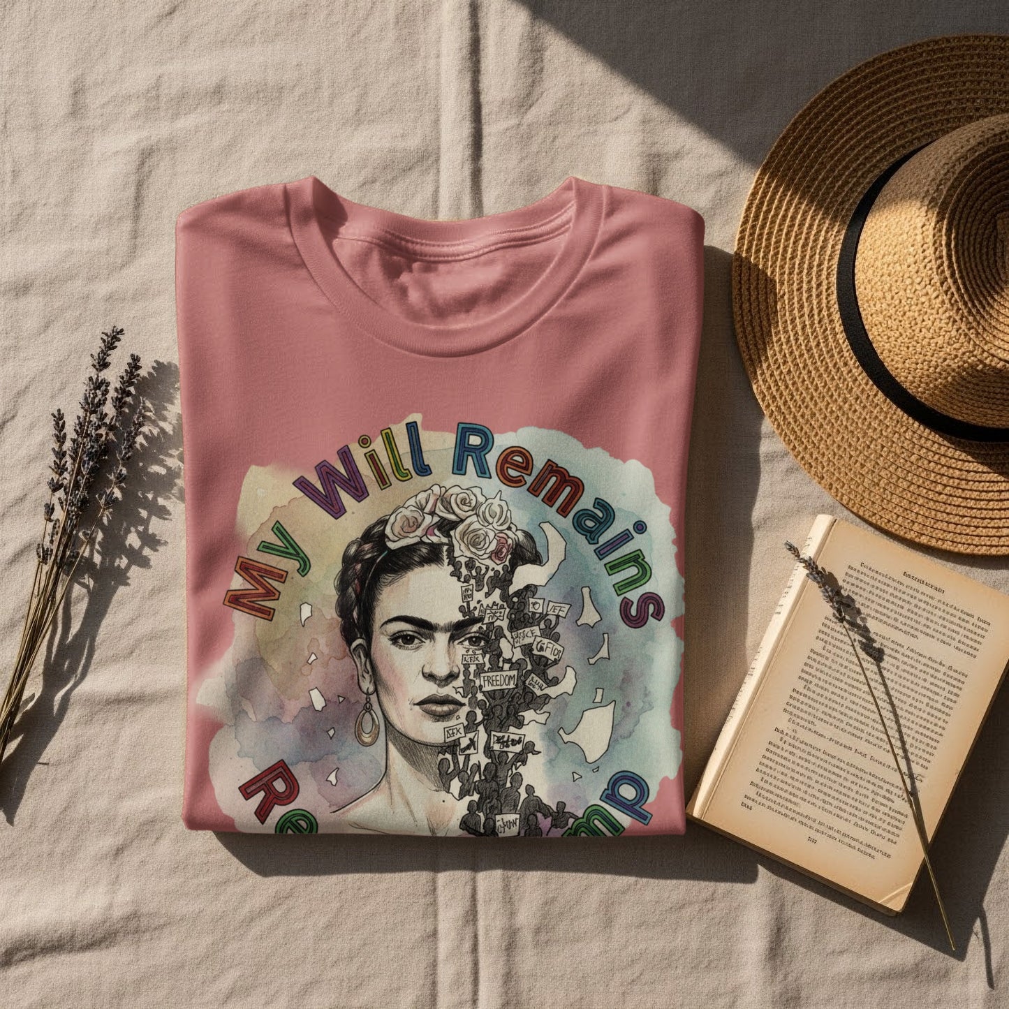 My Will Remains Rainbow Typography T-shirt product