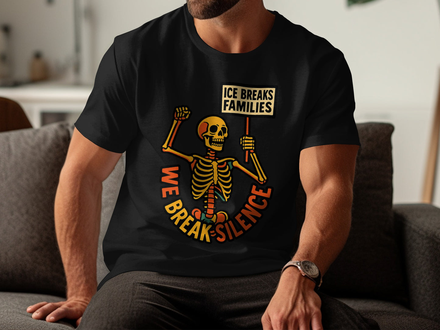 Ice Breaks Families We Break Silence T-shirt product