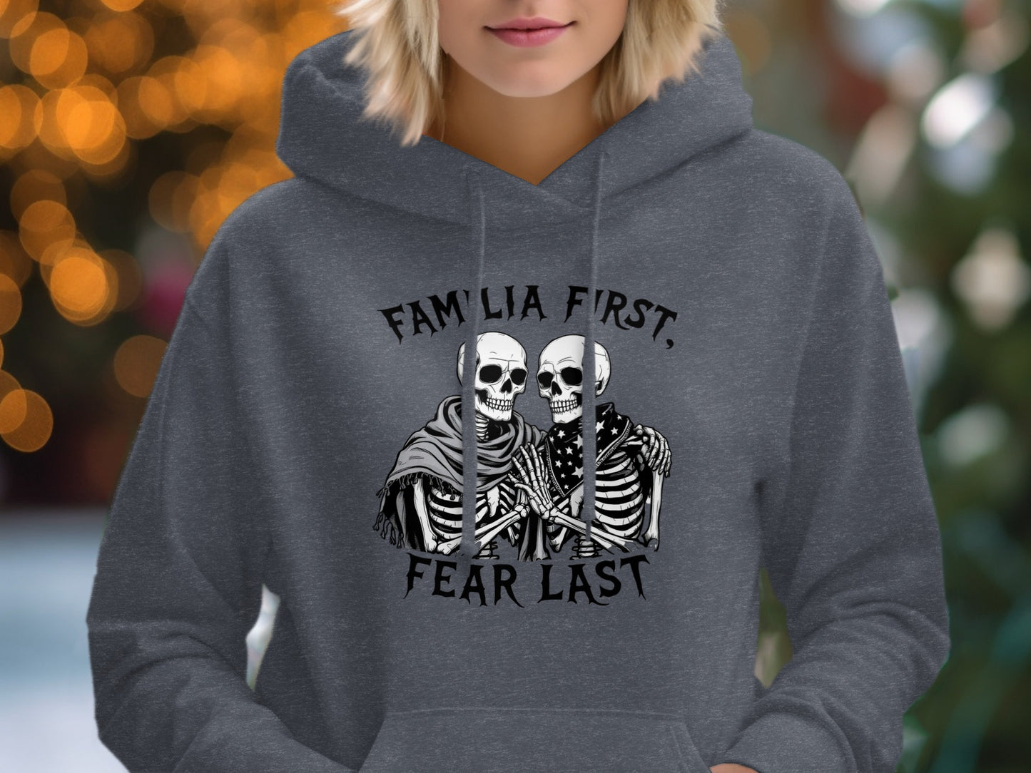 Familia First Fear Last Skeleton Hoodie Product