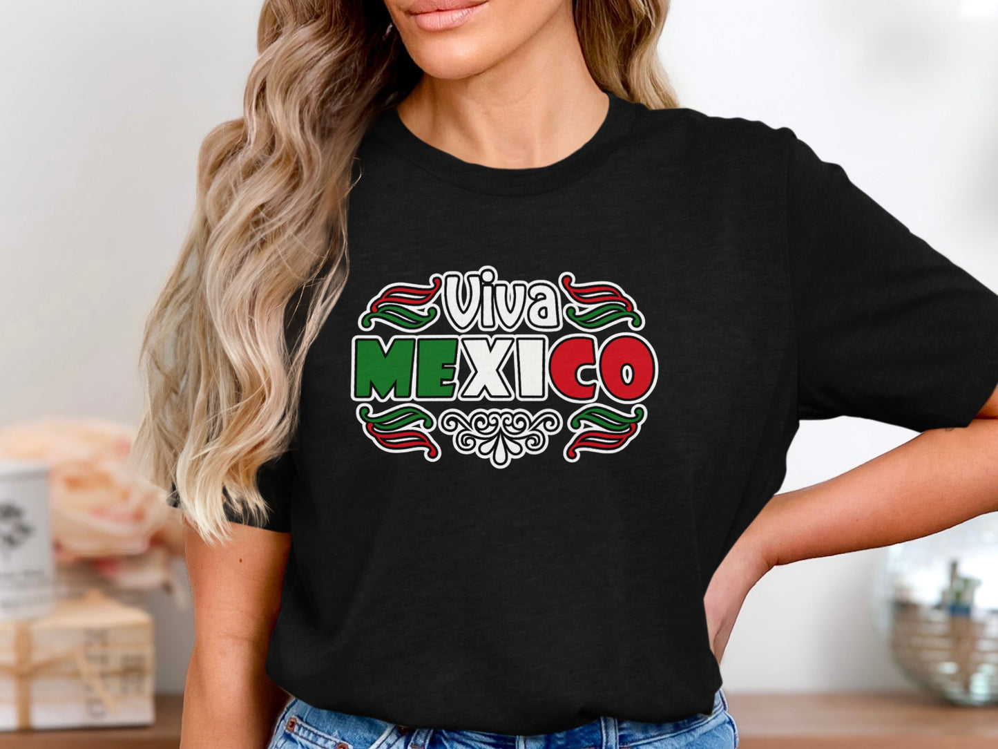 Viva Mexico Graphic Tee Shirt vibrant product