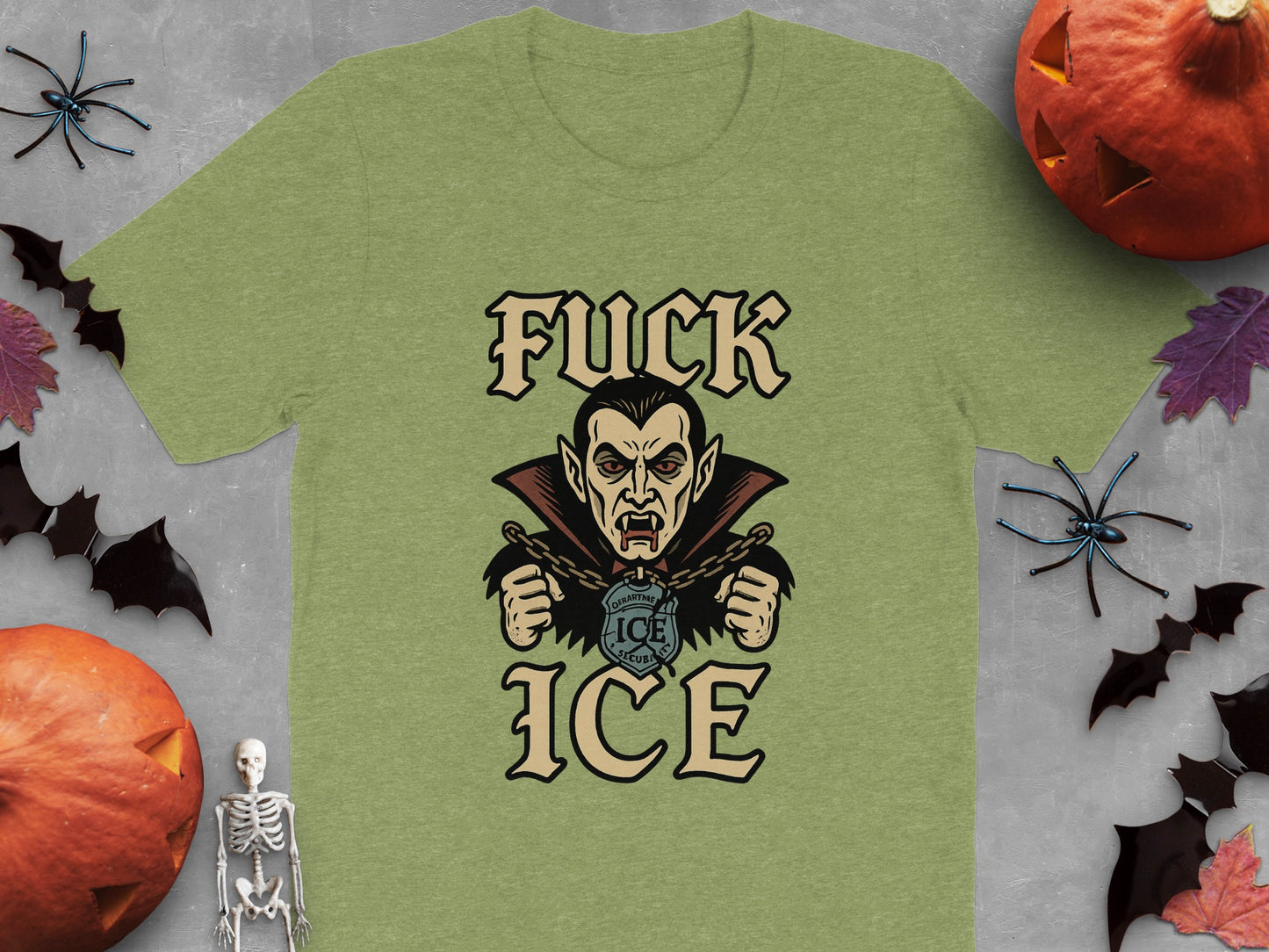 Vampire Holding ICE Fuck ICE T-Shirt product